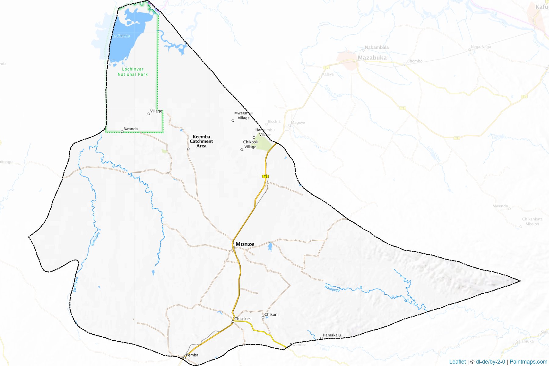 Muestras de recorte de mapas Monze (Southern)-1