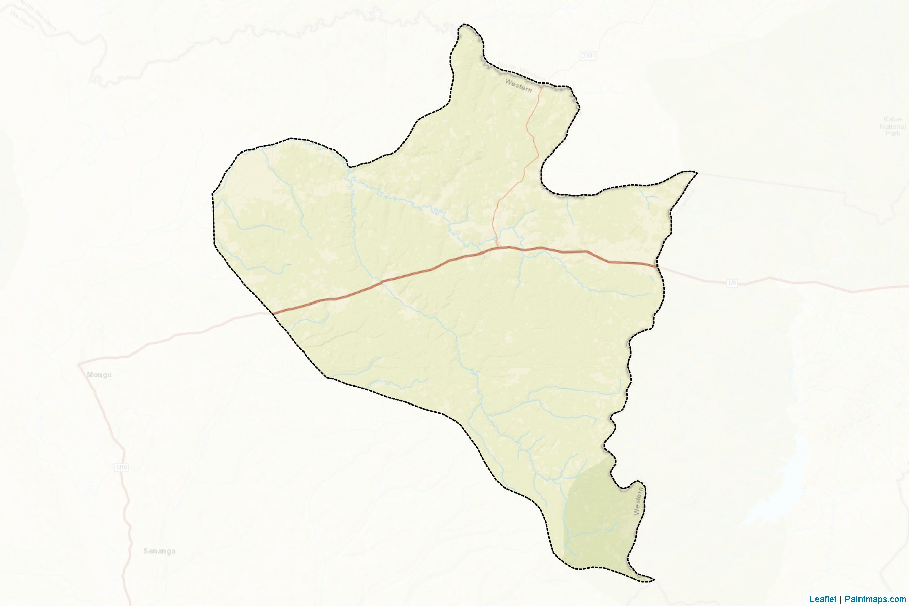 Muestras de recorte de mapas Kaoma (Western)-2