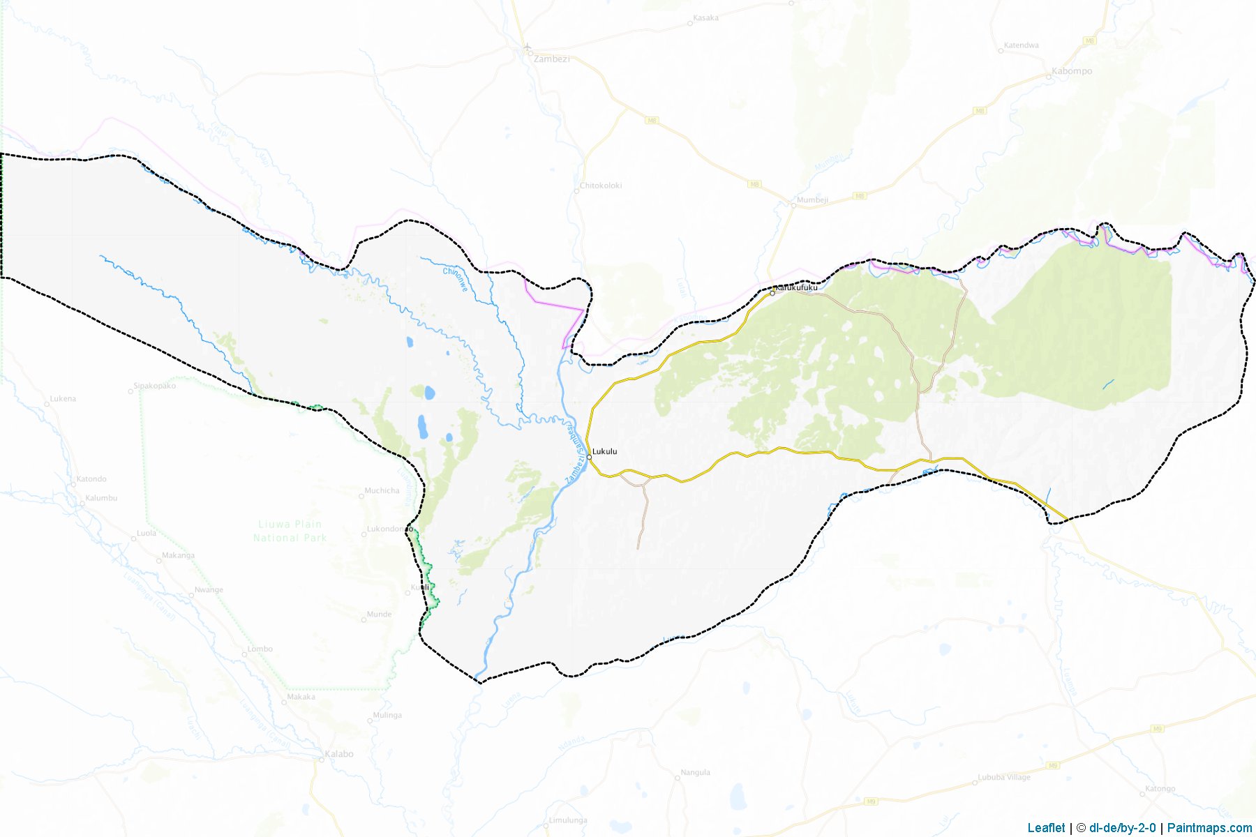 Lukulu (Western) Map Cropping Samples-1