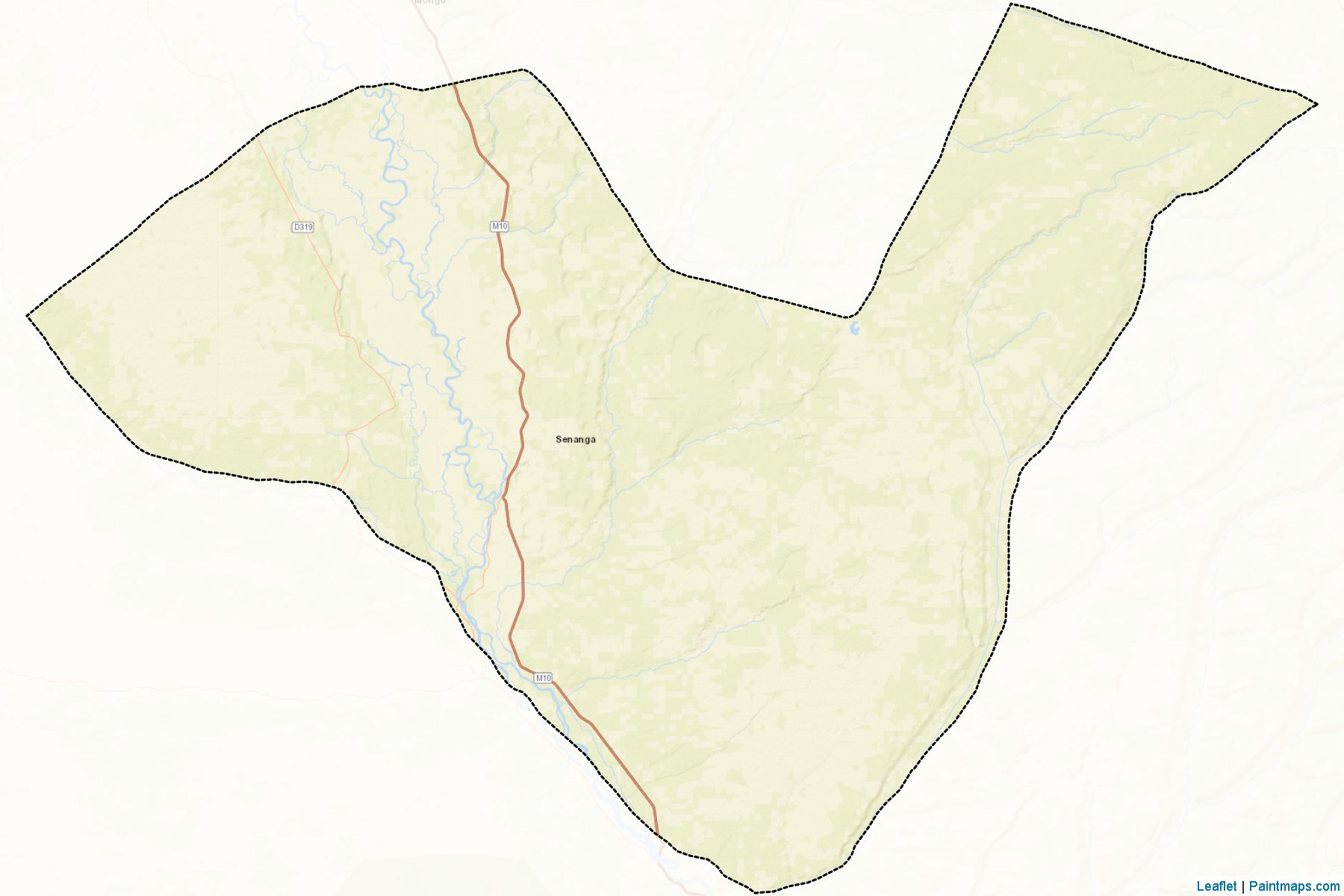 Muestras de recorte de mapas Senanga (Western)-2