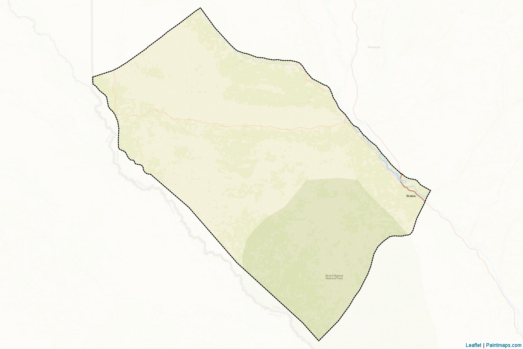 Muestras de recorte de mapas Shangombo (Western)-2