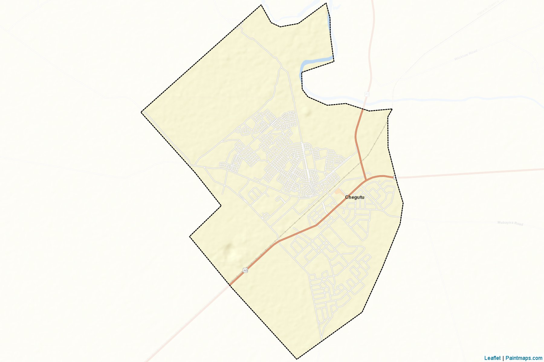 Muestras de recorte de mapas Chegutu Urban (Mashonaland West)-2