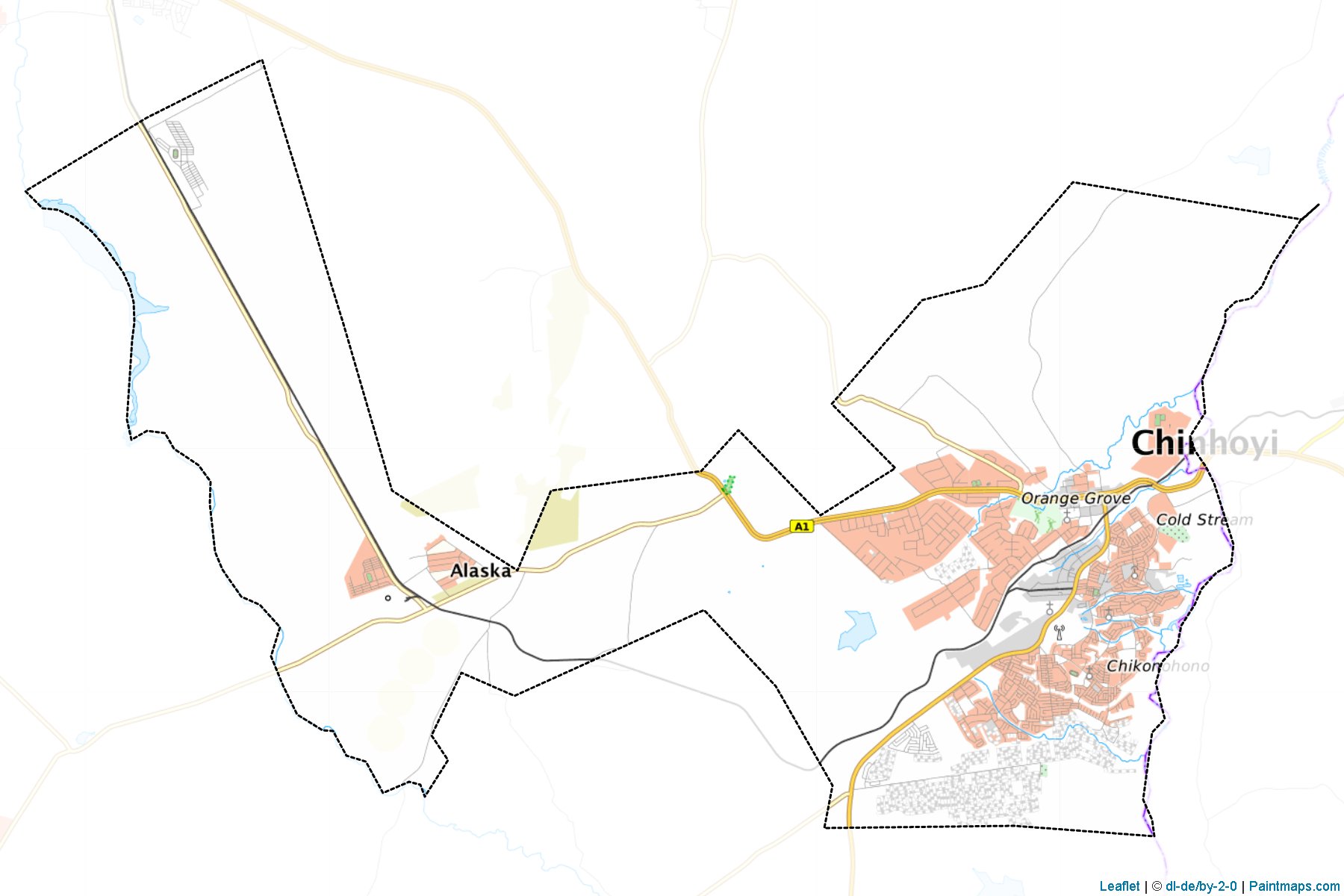 Chinhoyi Urban (Mashonaland West) Map Cropping Samples-1