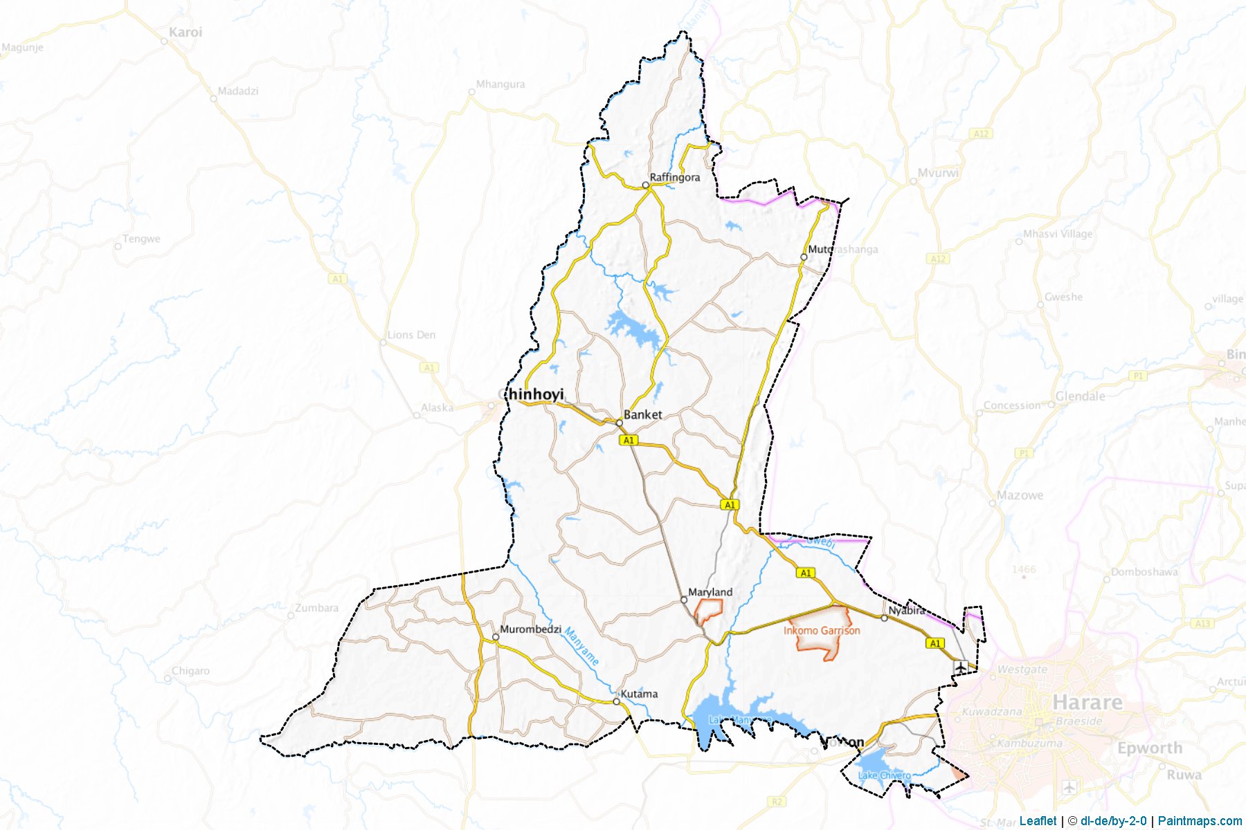 Zvimba (Mashonaland West) Map Cropping Samples-1