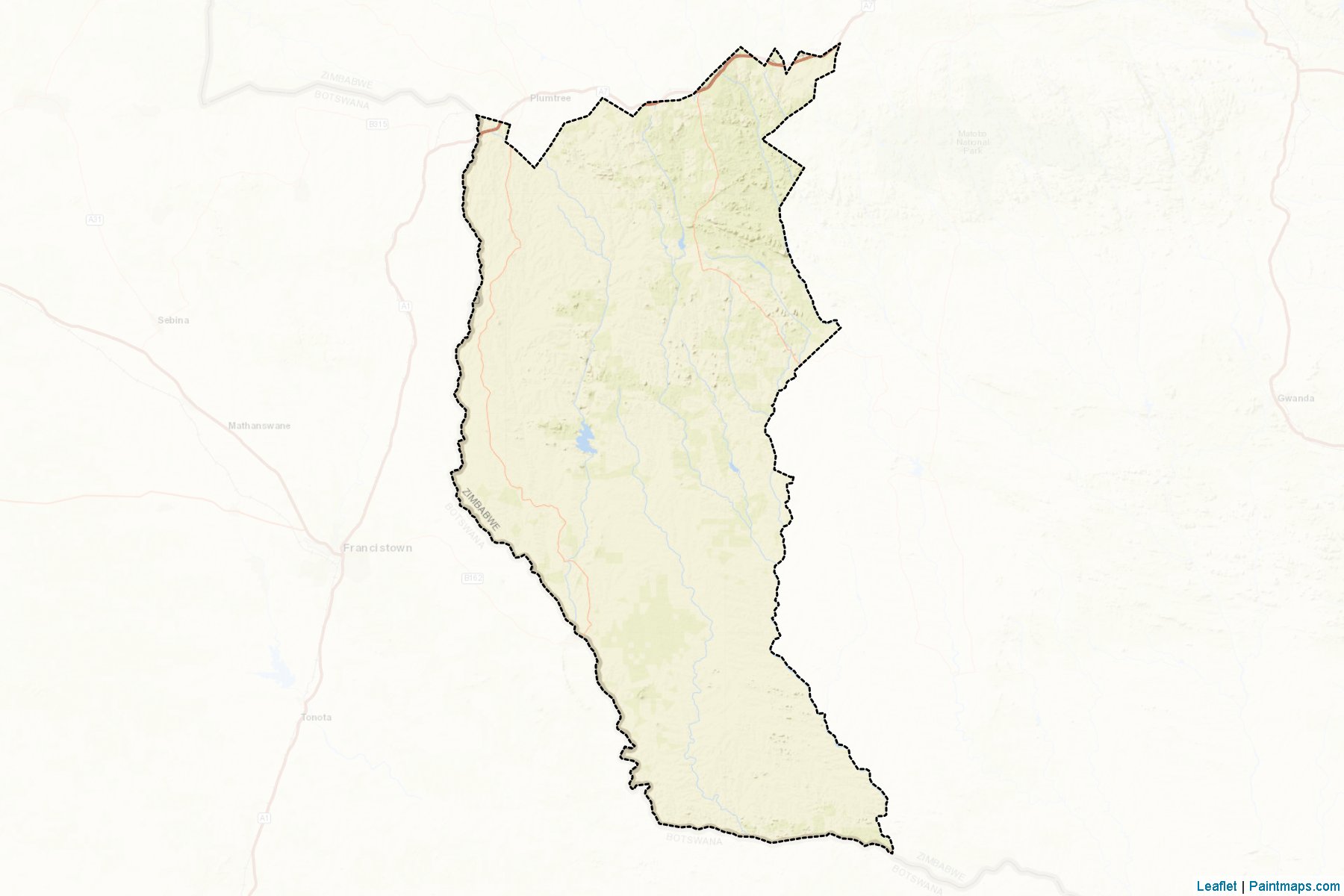 Mangwe (Matabeleland South) Map Cropping Samples-2