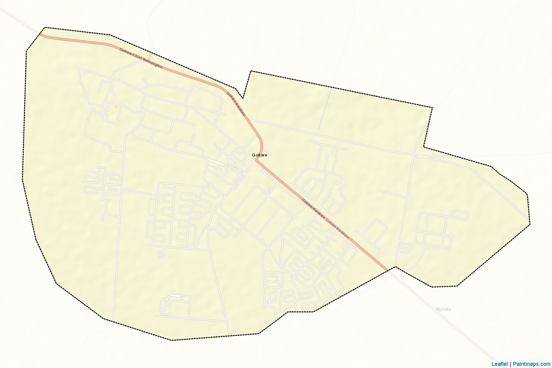 Muestras de recorte de mapas Gokwe South Urban (Midlands)-2