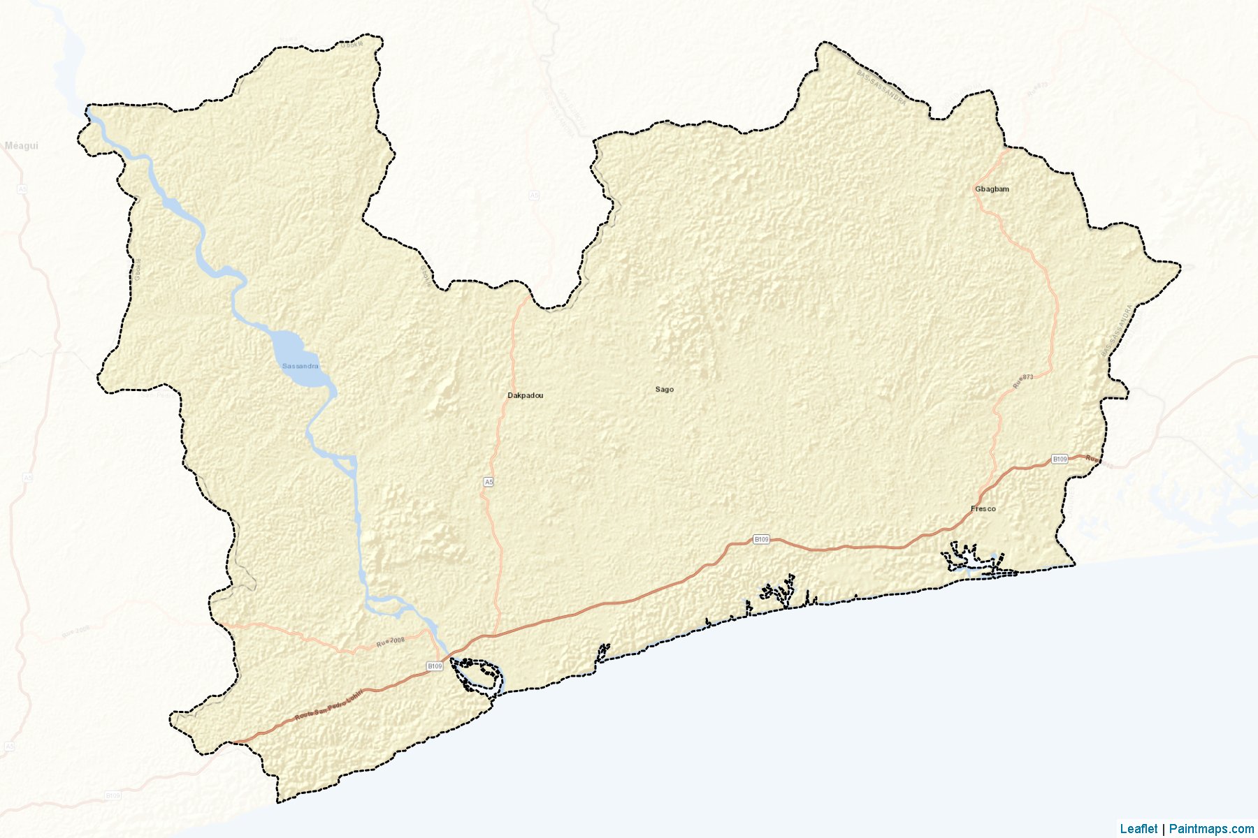 Muestras de recorte de mapas Gbokle (Bas-Sassandra)-2