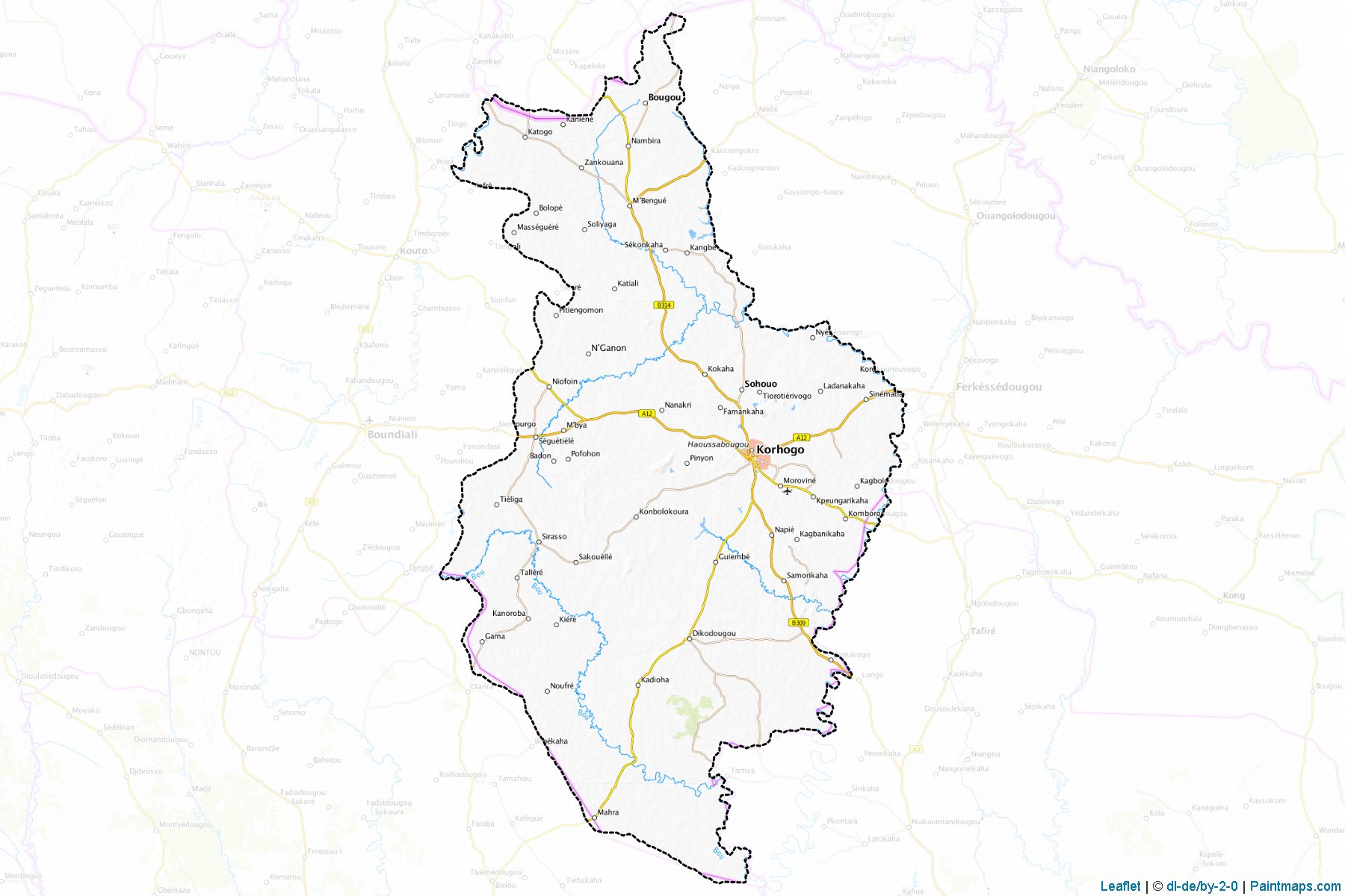 Muestras de recorte de mapas Poro (Savanes)-1