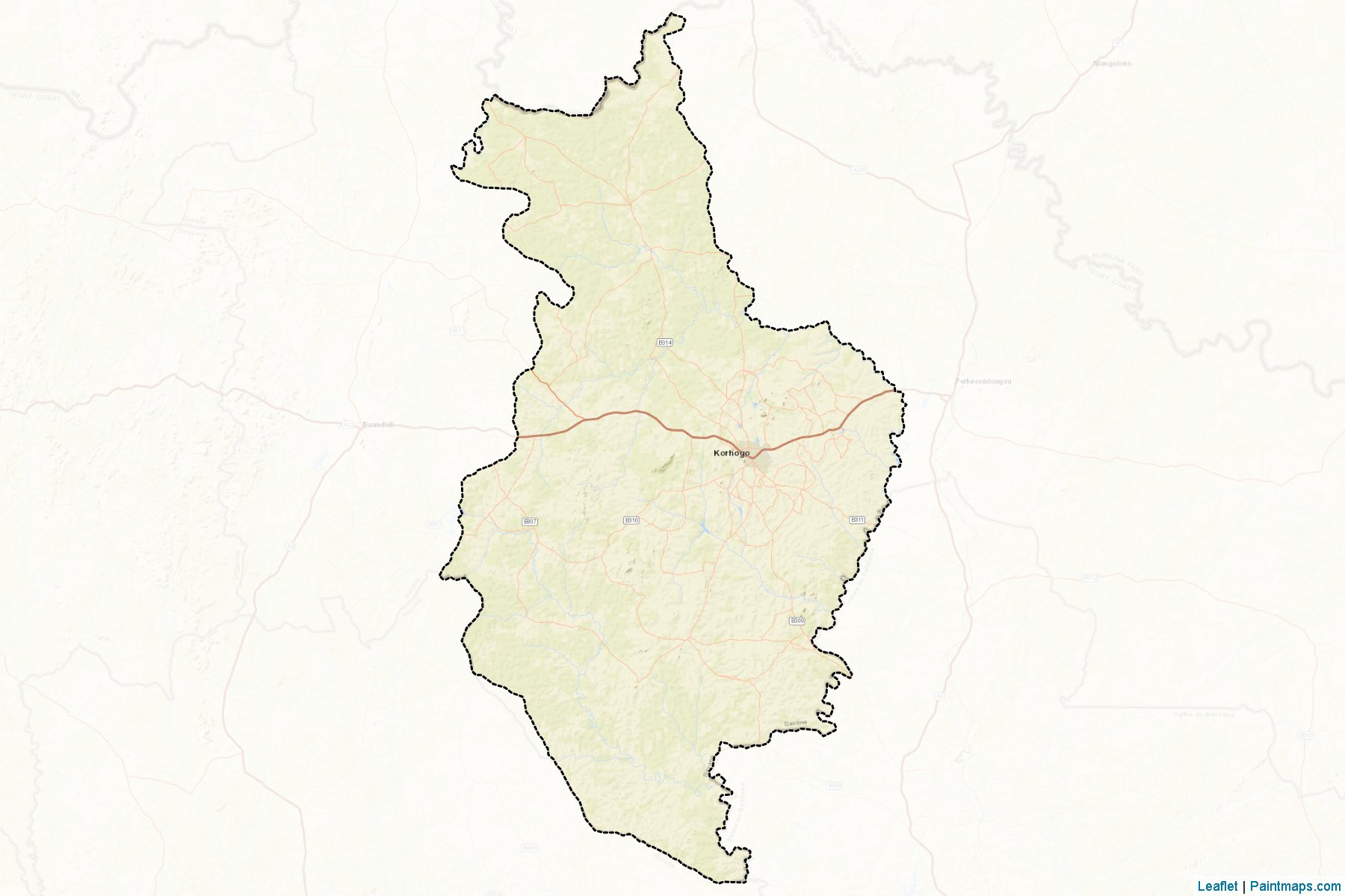 Muestras de recorte de mapas Poro (Savanes)-2