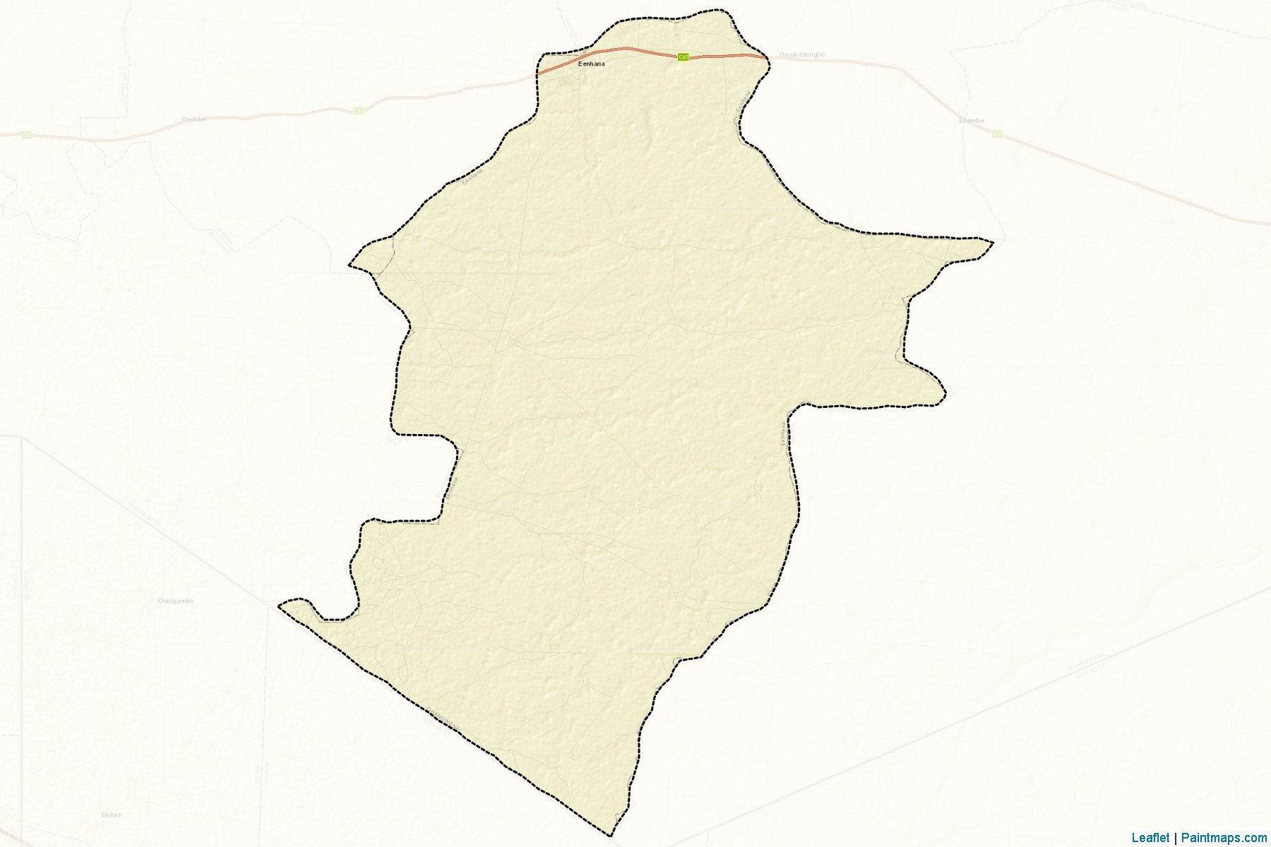 Muestras de recorte de mapas Eenhana (Ohangwena)-2