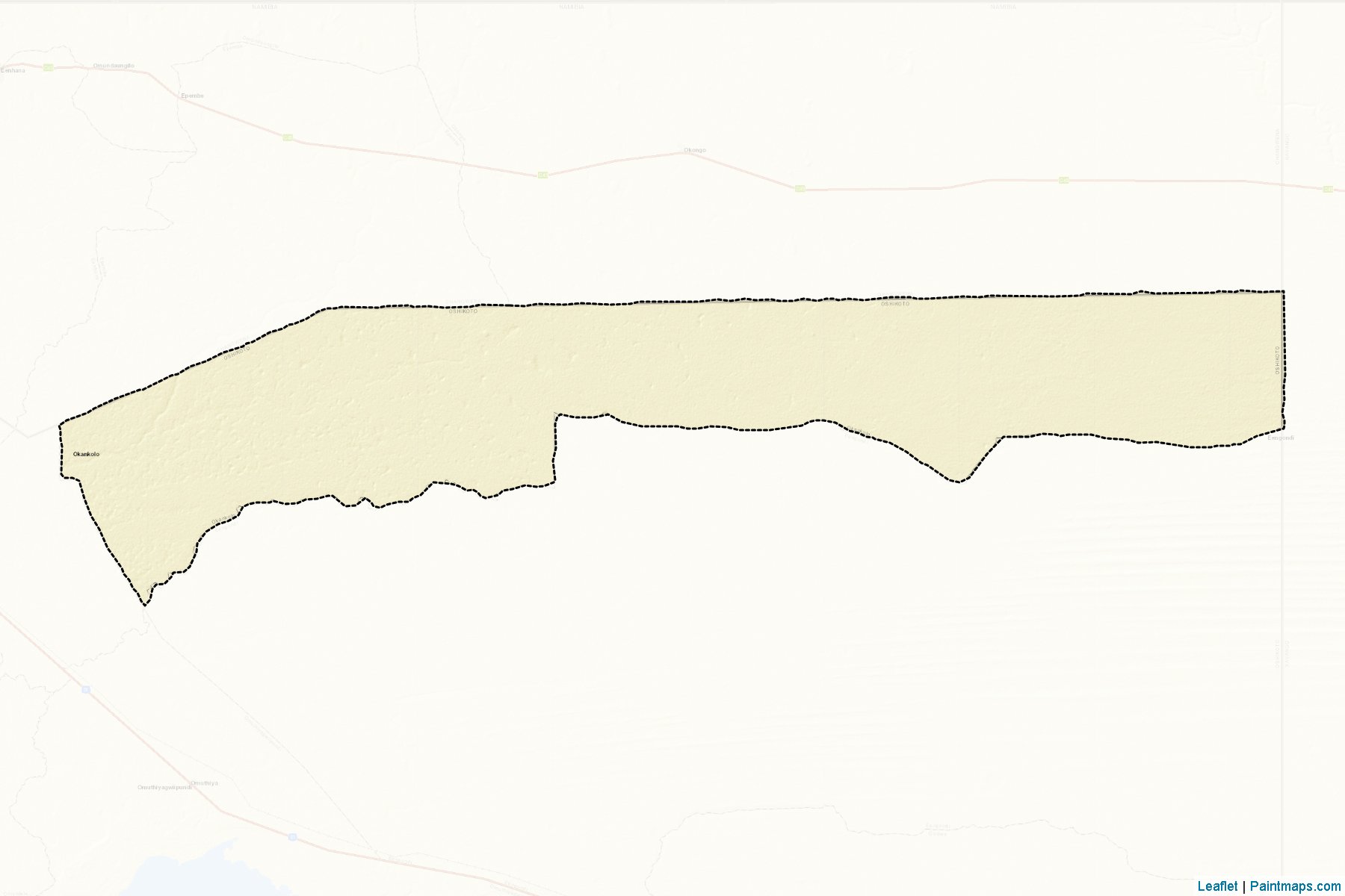 Okankolo (Oshikoto) Map Cropping Samples-2