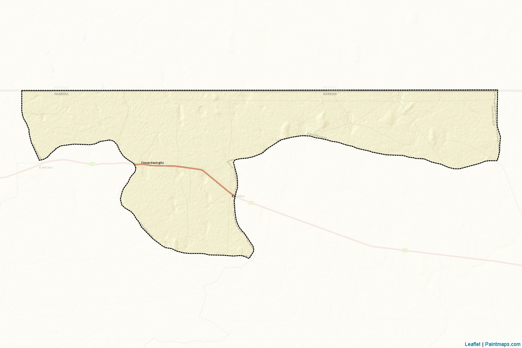 Muestras de recorte de mapas Omundaungilo (Ohangwena)-2