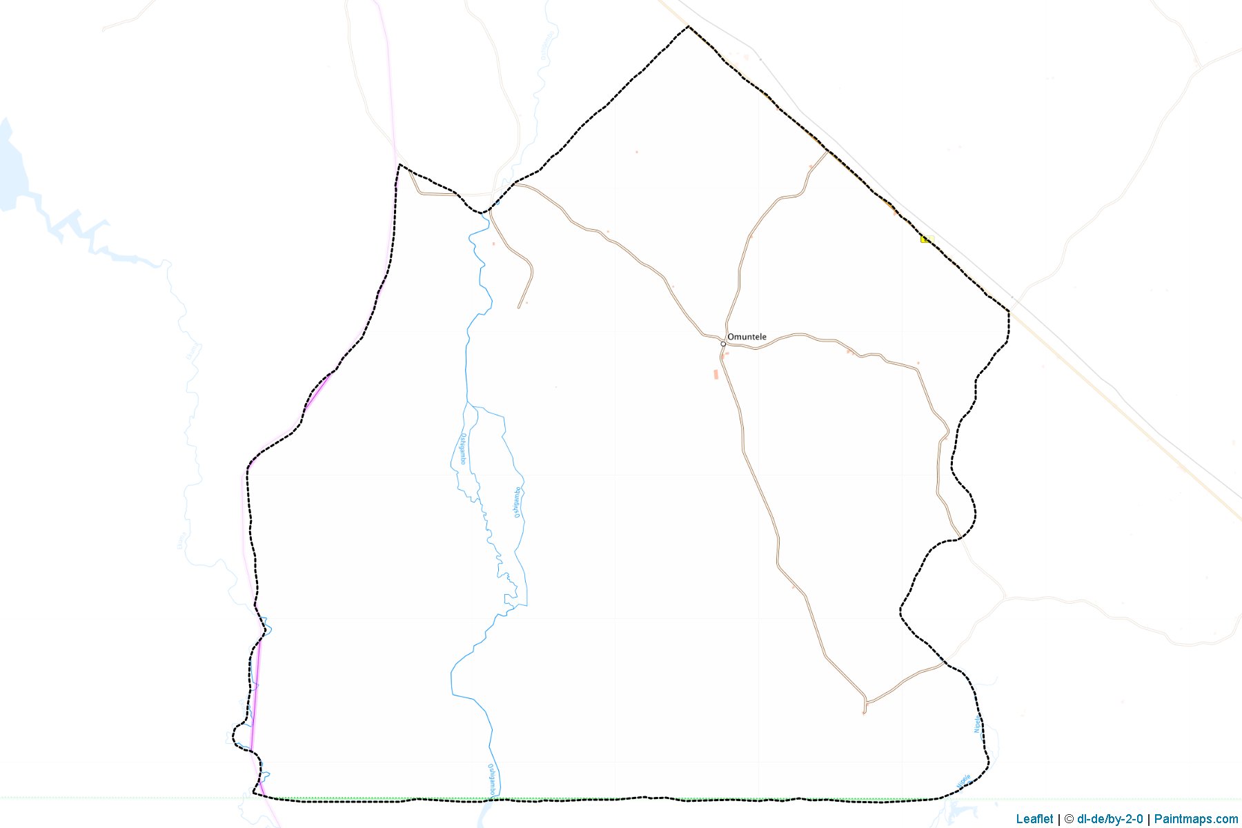 Muestras de recorte de mapas Omuntele (Oshikoto)-1