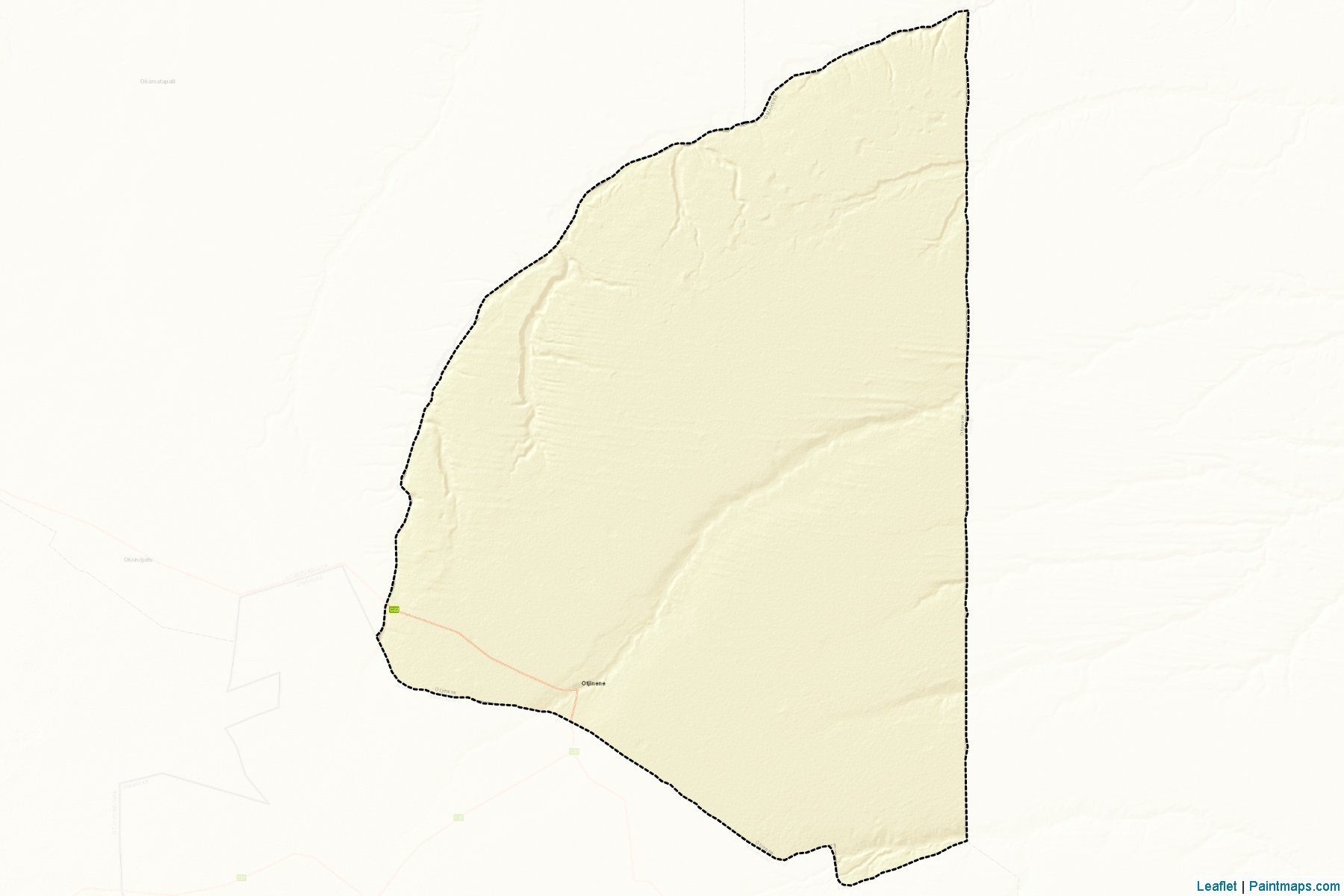 Muestras de recorte de mapas Otjinene (Omaheke)-2