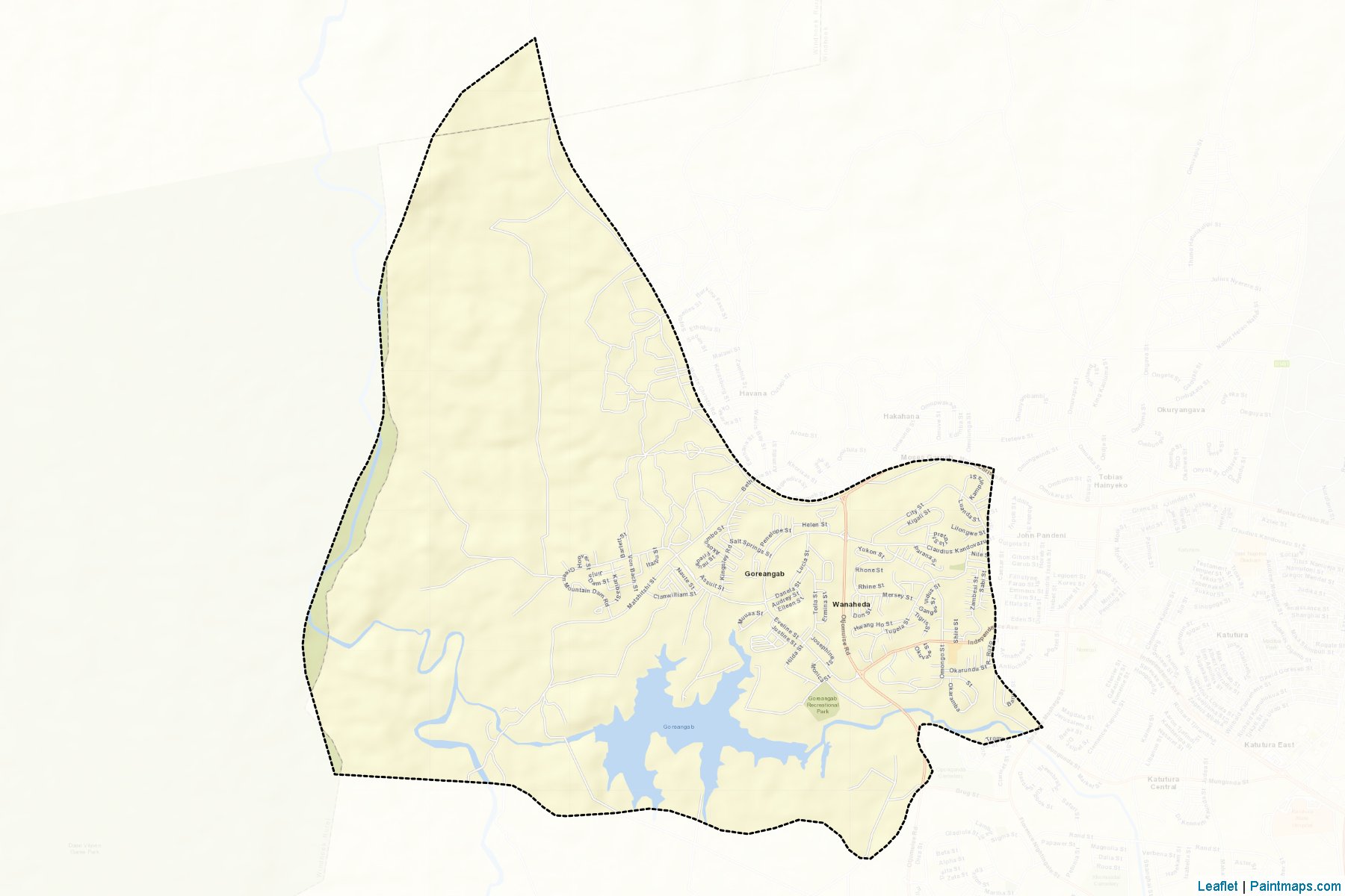 Muestras de recorte de mapas Wanaheda (Khomas)-2