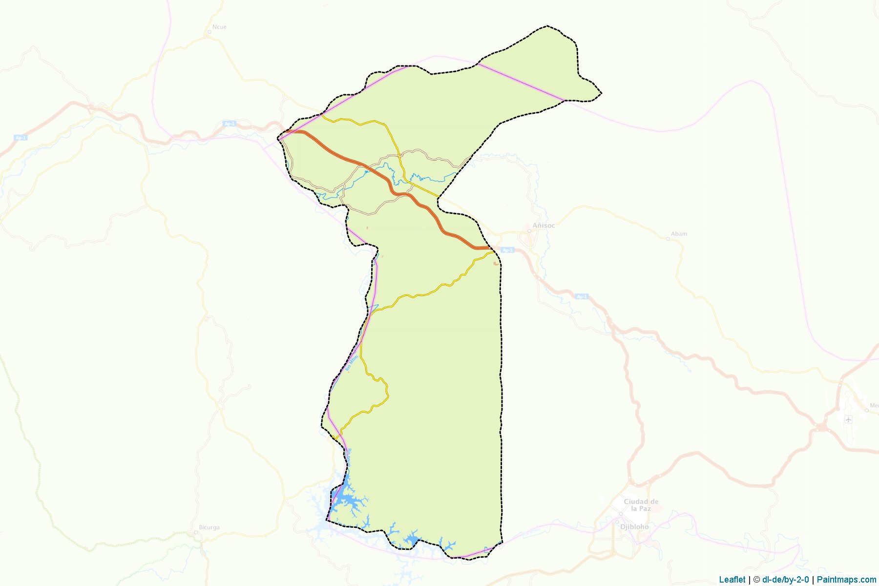 Ayene (Wele-Nzas Province) Haritası Örnekleri-1