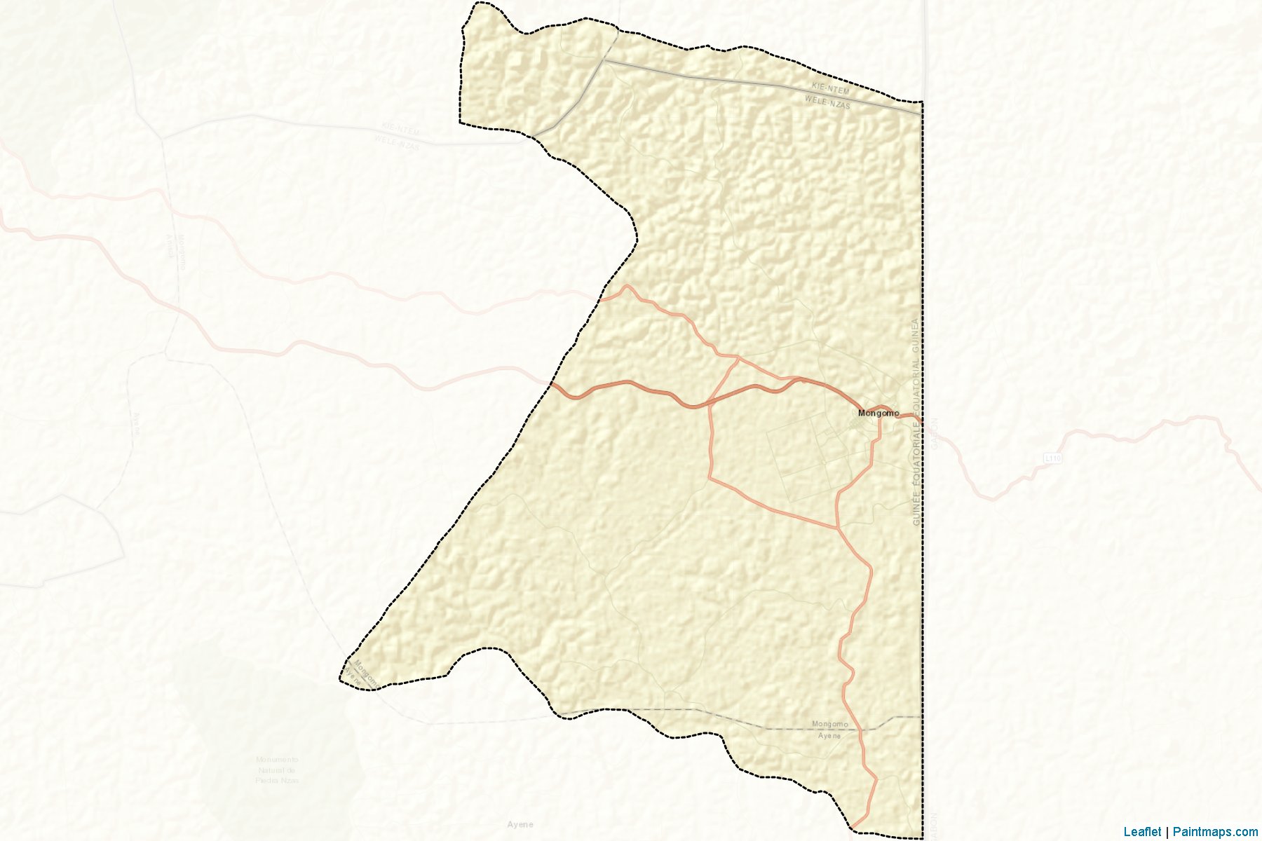 Mongomo (Wele-Nzas Province) Map Cropping Samples-2