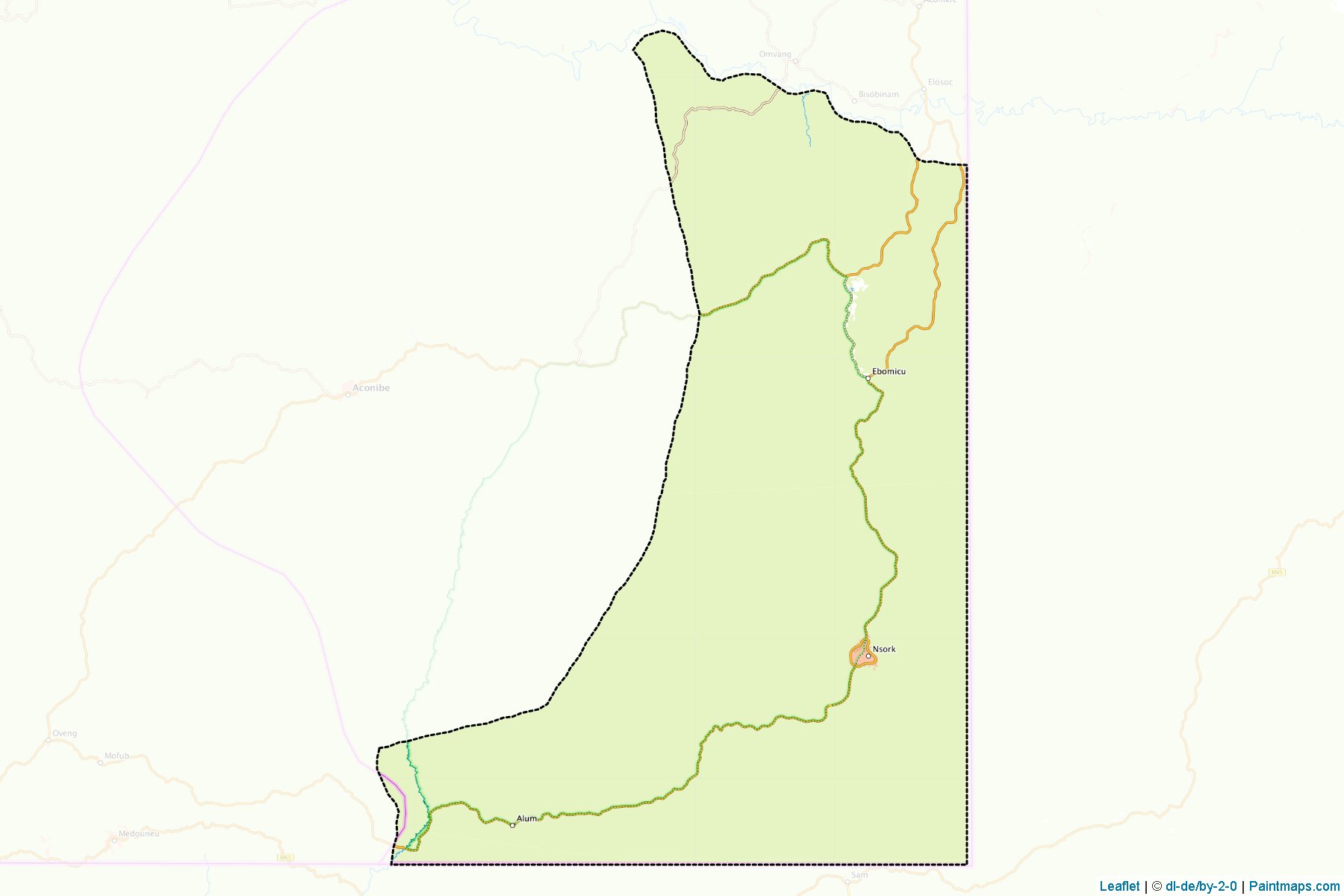 Nsork (Wele-Nzas Province) Haritası Örnekleri-1