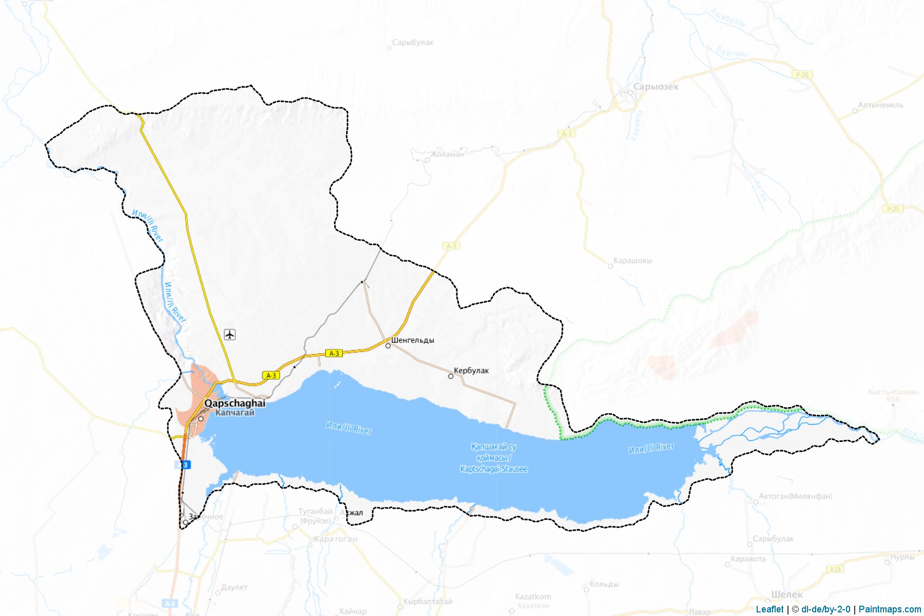 Muestras de recorte de mapas Talgarskiy (Almaty)-1