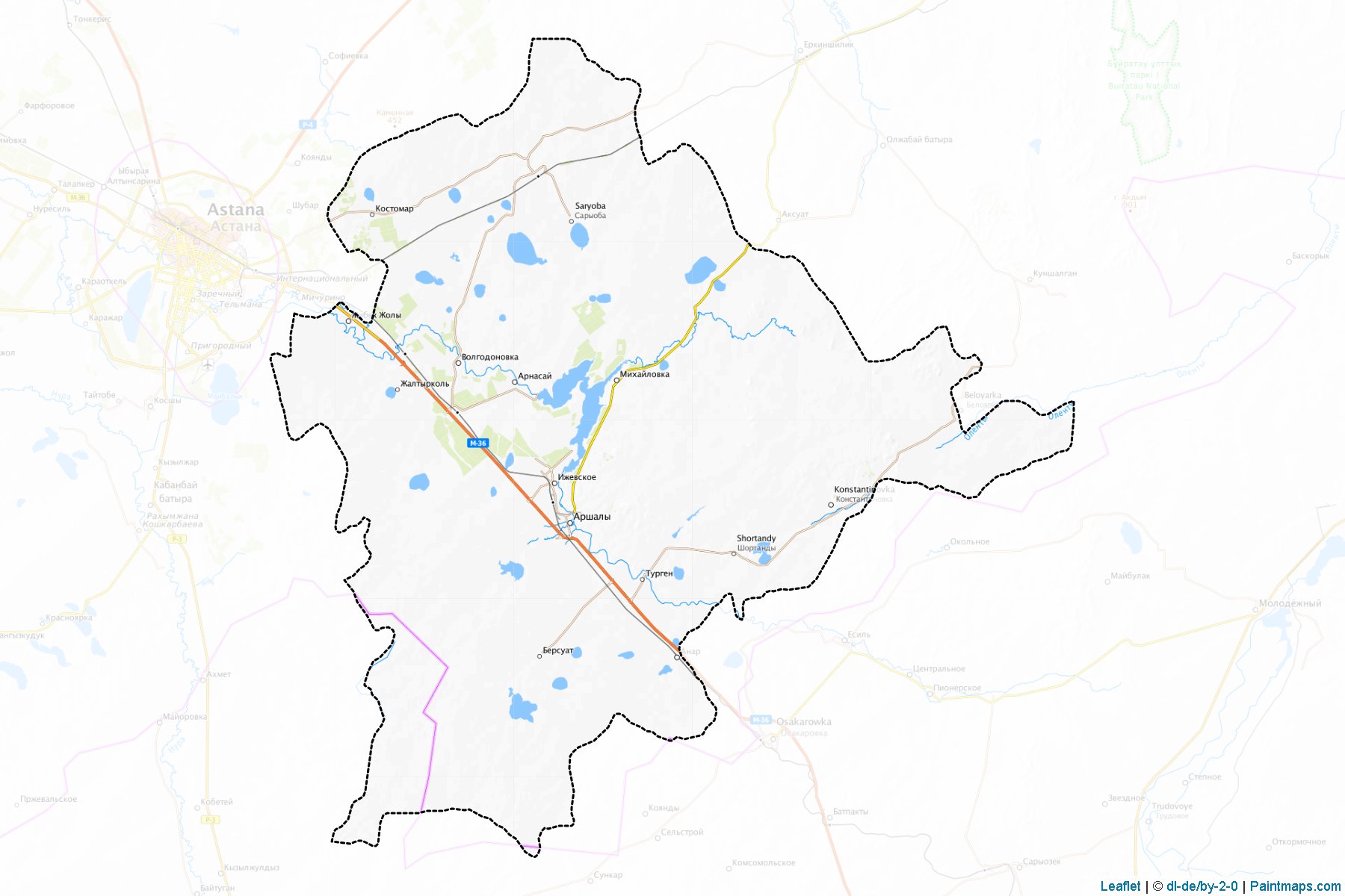 Arshalynskiy (Aqmola) Map Cropping Samples-1