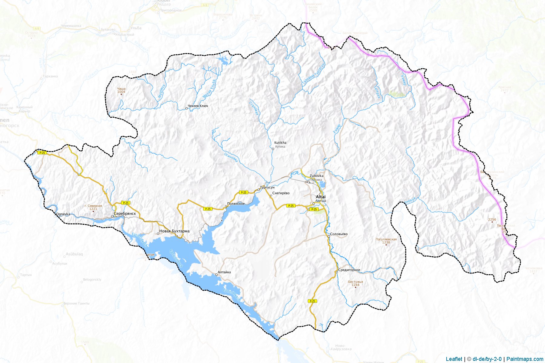 Zyryanovsk (Shyghys Qazaqstan) Map Cropping Samples-1