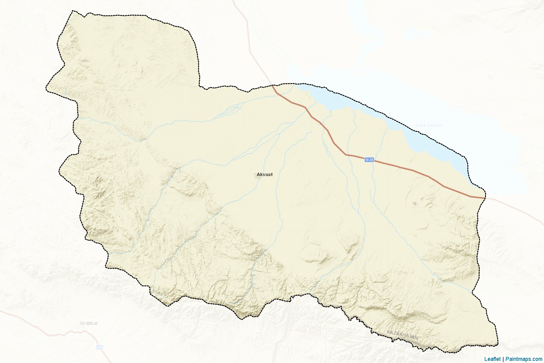 Muestras de recorte de mapas Tarbagatayskiy (East Kazakhstan)-2