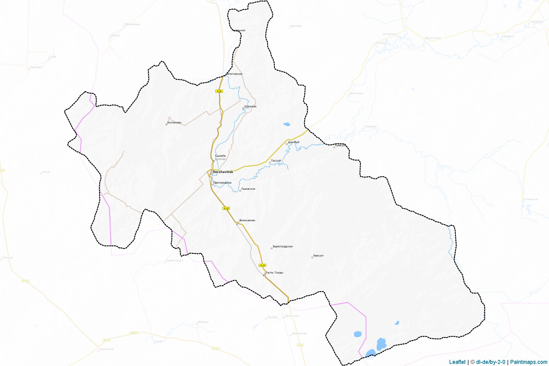 Muestras de recorte de mapas Zharkainskiy (Aqmola)-1