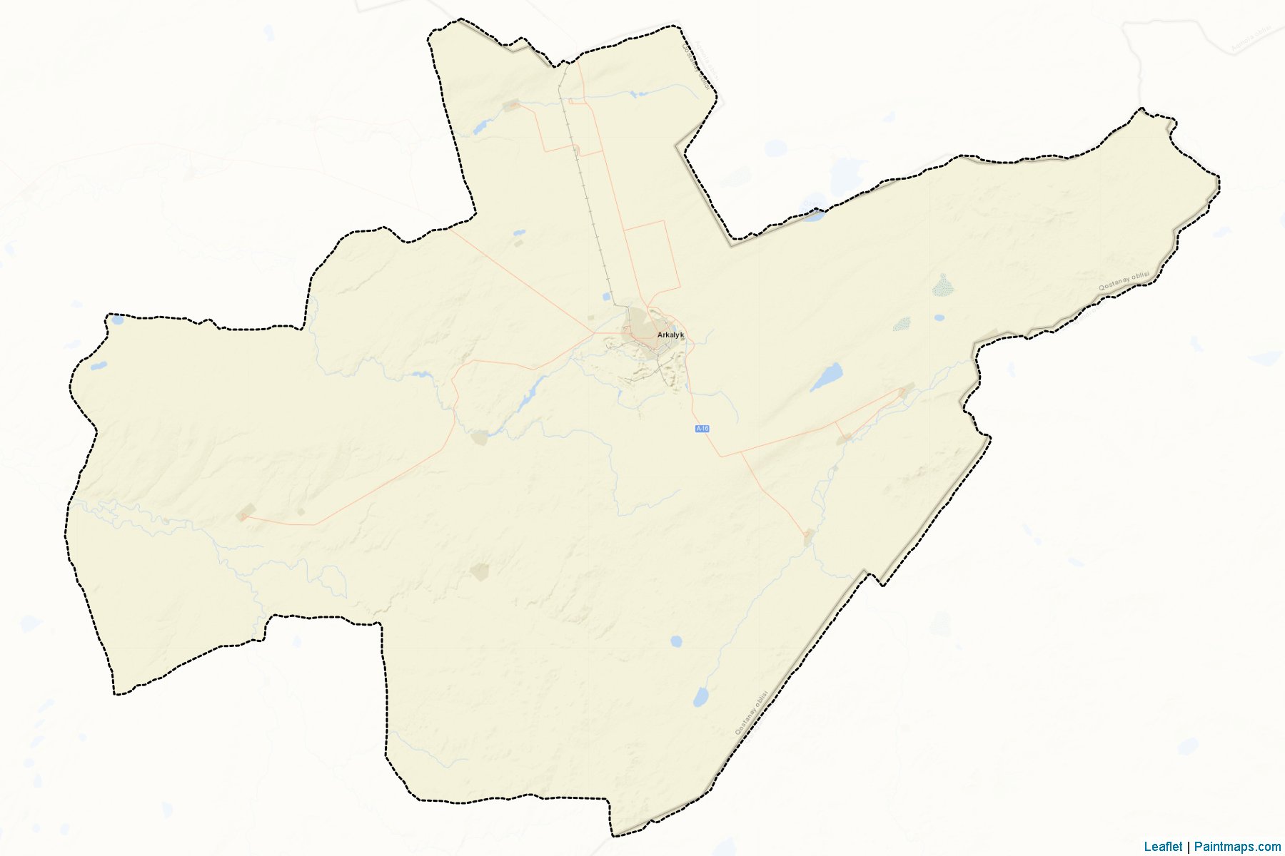 Arkalyk (Qostanay) Map Cropping Samples-2