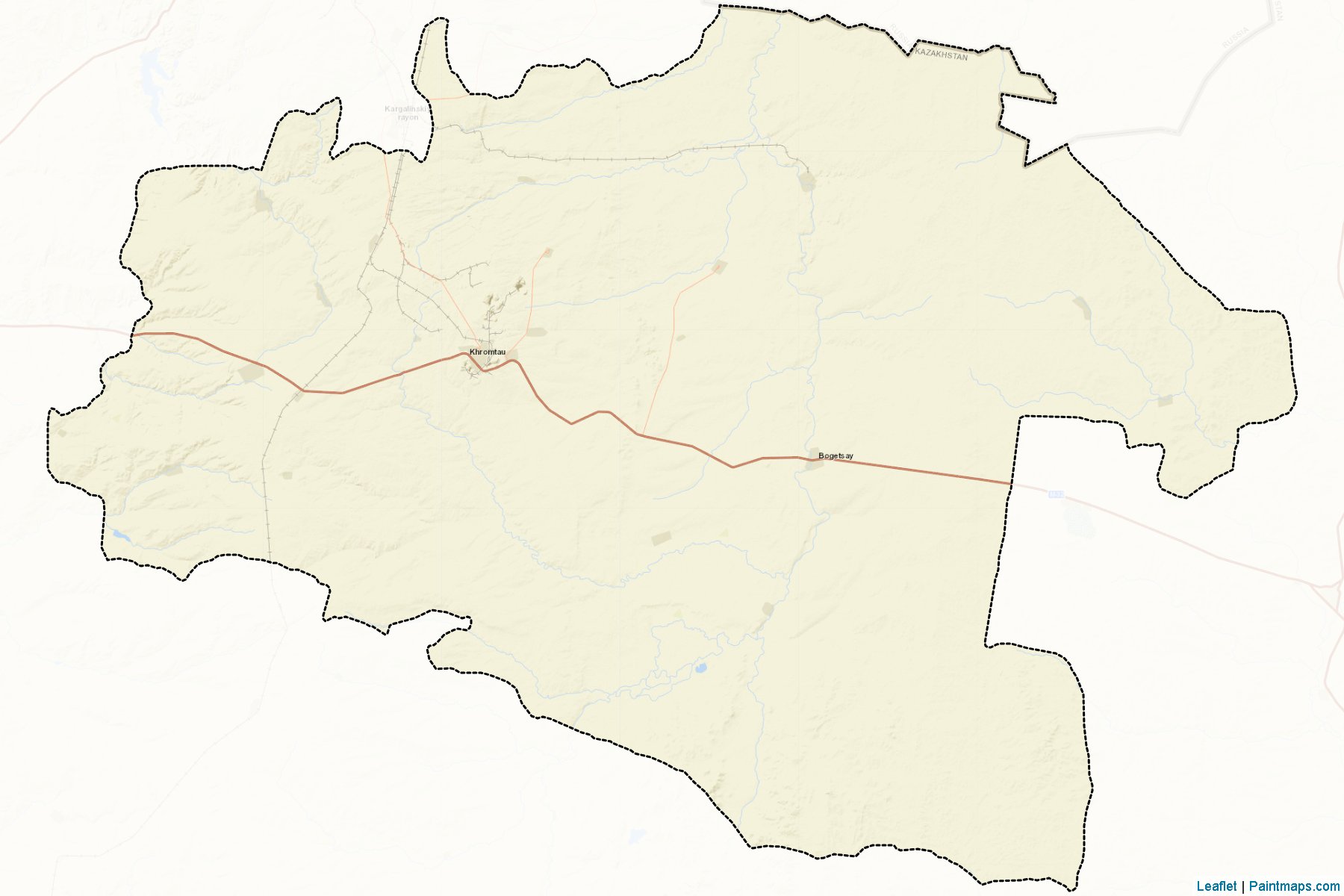 Muestras de recorte de mapas Khromtauskiy (Aqtöbe)-2