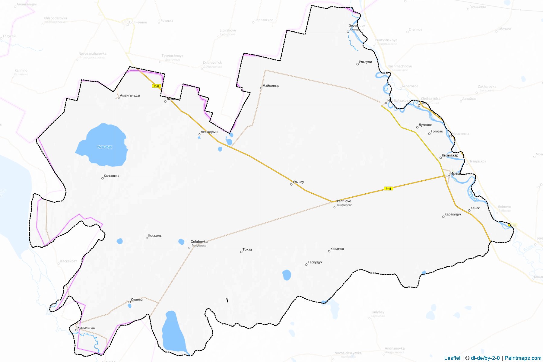 Irtyshskiy (Pavlodar) Map Cropping Samples-1