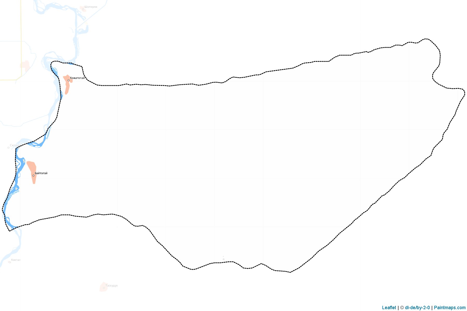 Muestras de recorte de mapas Otrarskiy (South Kazakhstan)-1