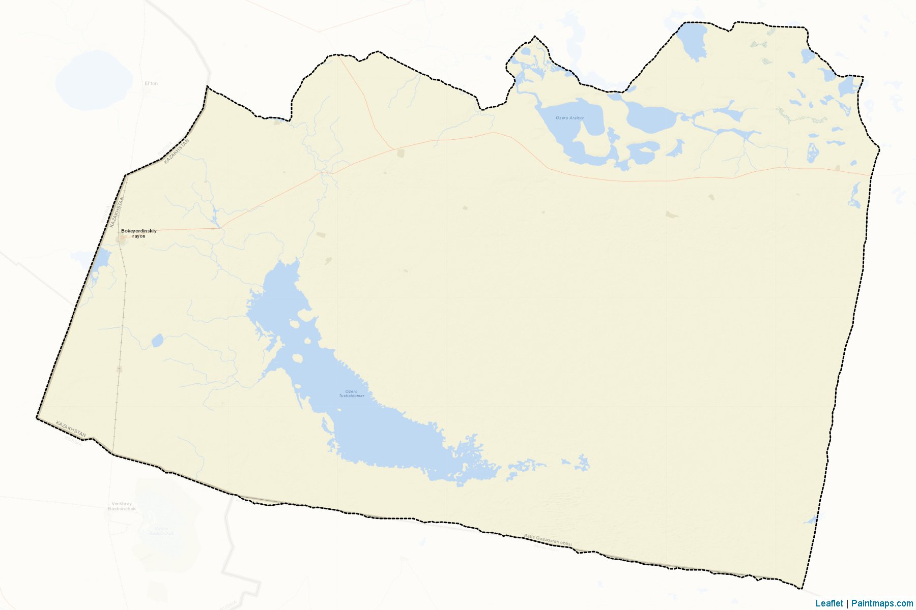 Muestras de recorte de mapas Urdinskiy (West Kazakhstan)-2