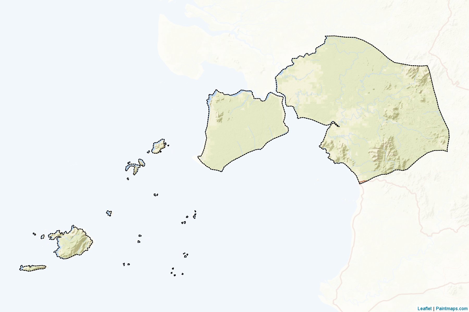 Muestras de recorte de mapas Kayong Utara (Kalimantan Barat)-2