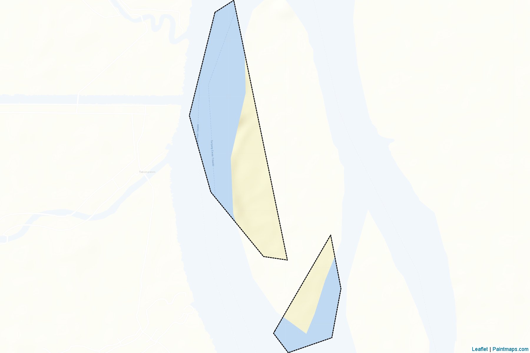 Muestras de recorte de mapas Barito Kuala (Kalimantan Selatan)-2