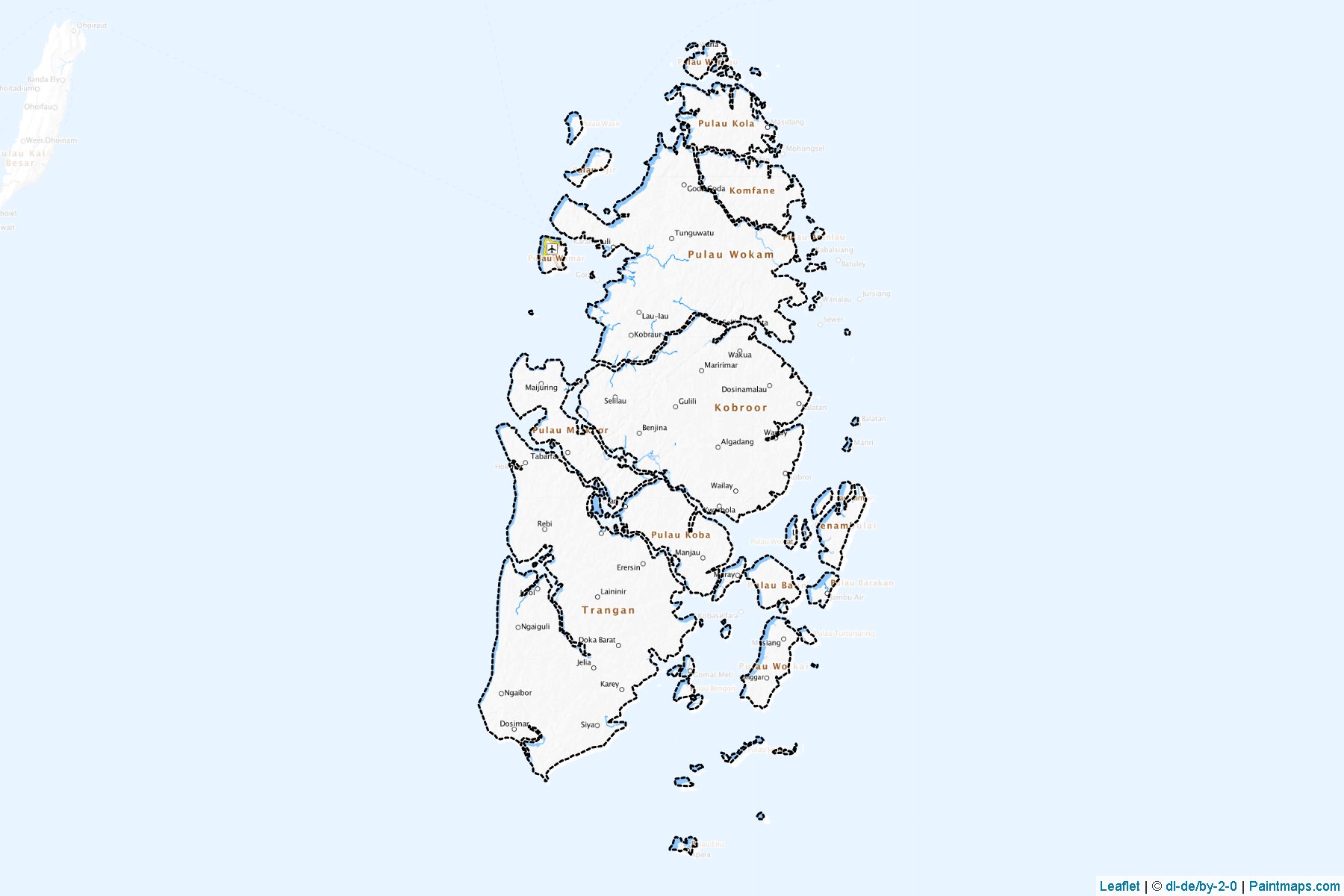 Kepulauan Aru (Maluku) Haritası Örnekleri-1