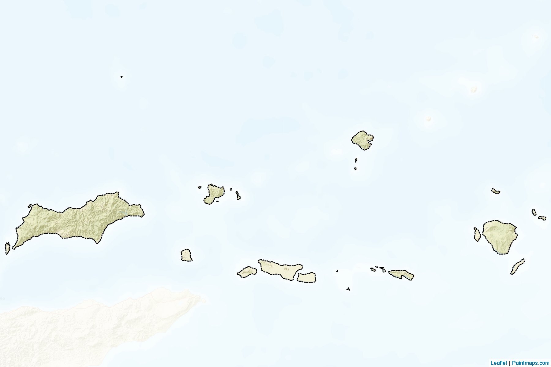 Muestras de recorte de mapas Maluku Barat Daya (Maluku)-2