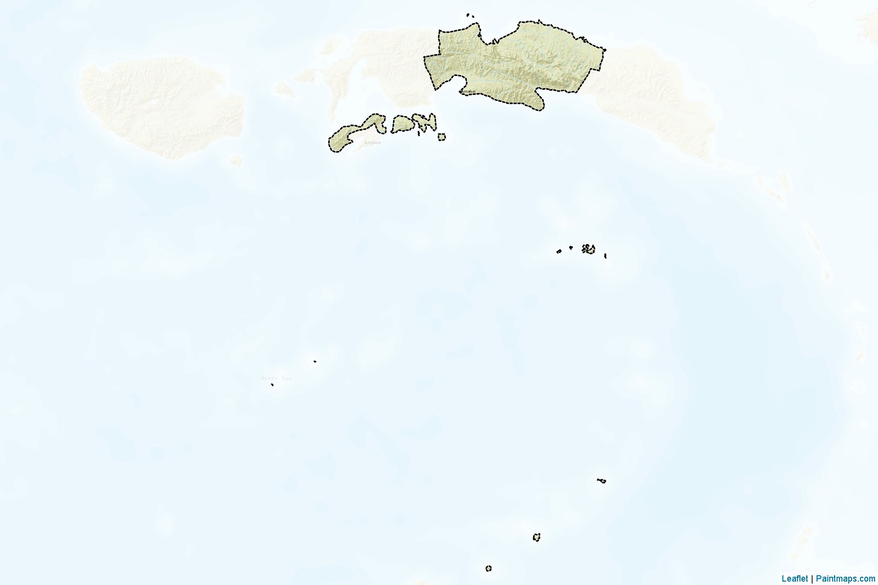 Maluku Tengah (Maluku) Haritası Örnekleri-2