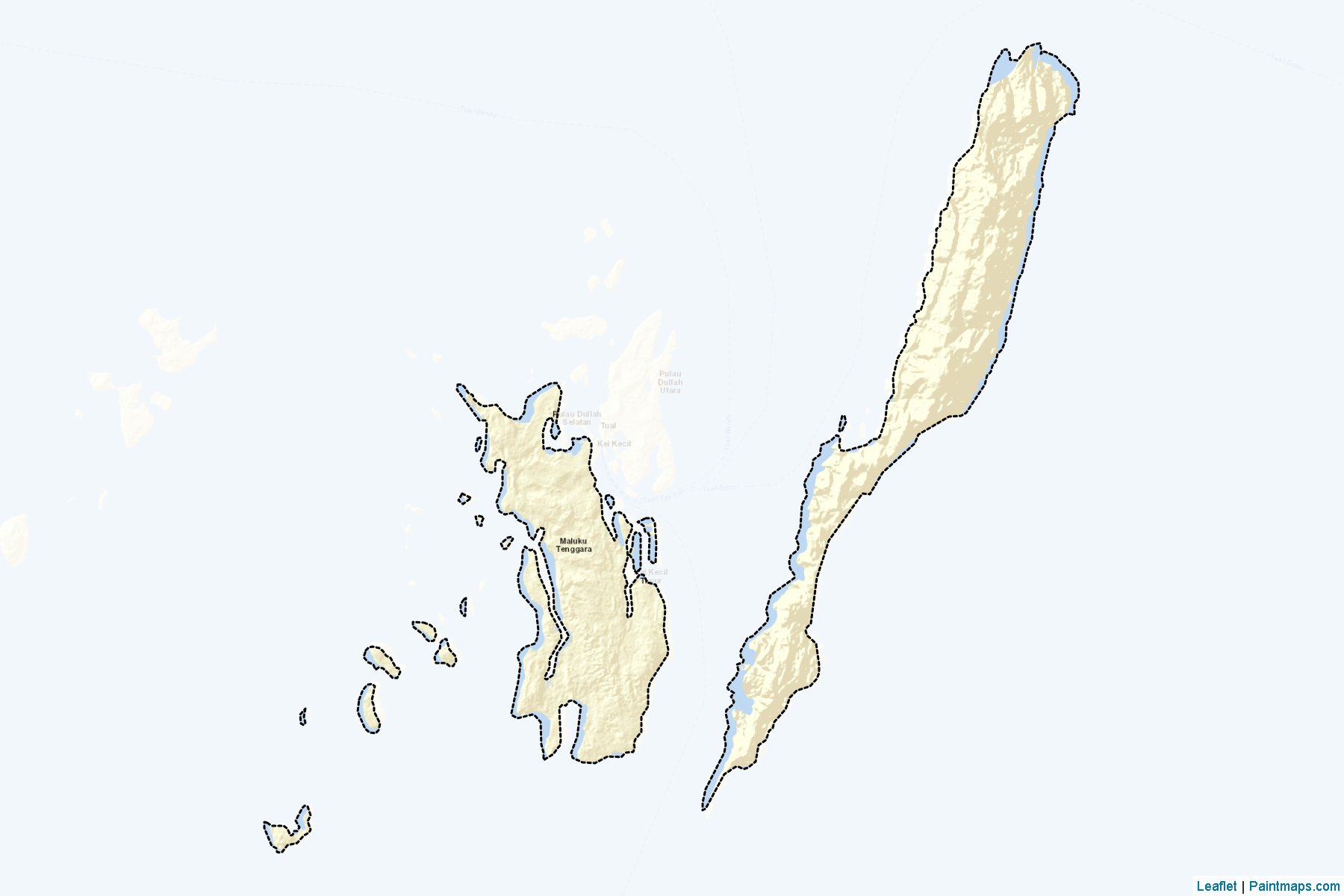 Maluku Tenggara (Maluku) Haritası Örnekleri-2