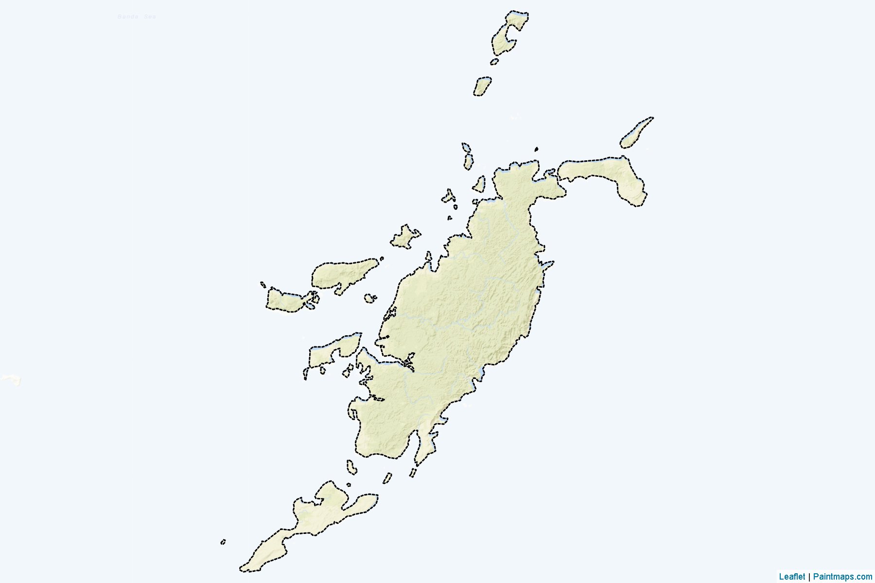 Maluku Tenggara Barat (Maluku) Map Cropping Samples-2