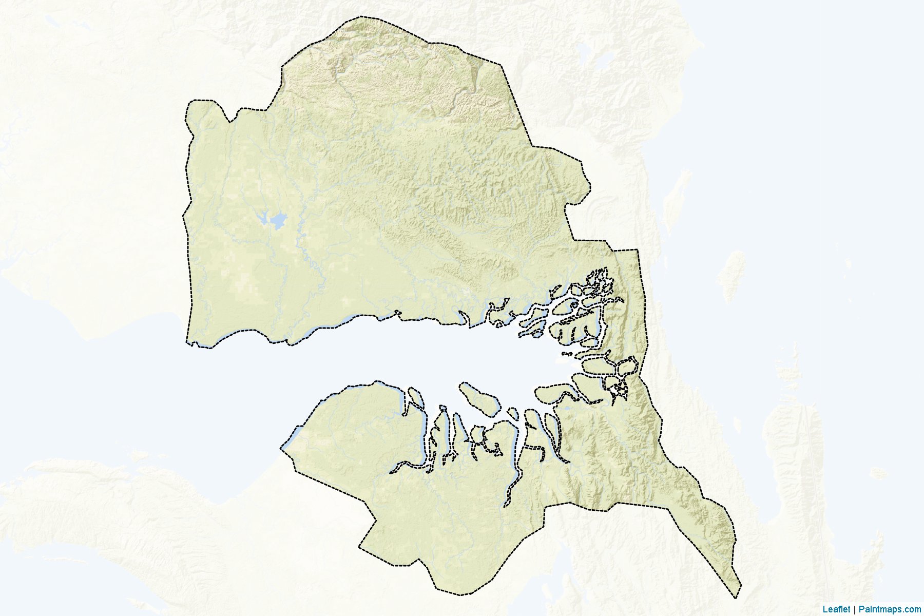 Teluk Bintuni (West Papua) Map Cropping Samples-2