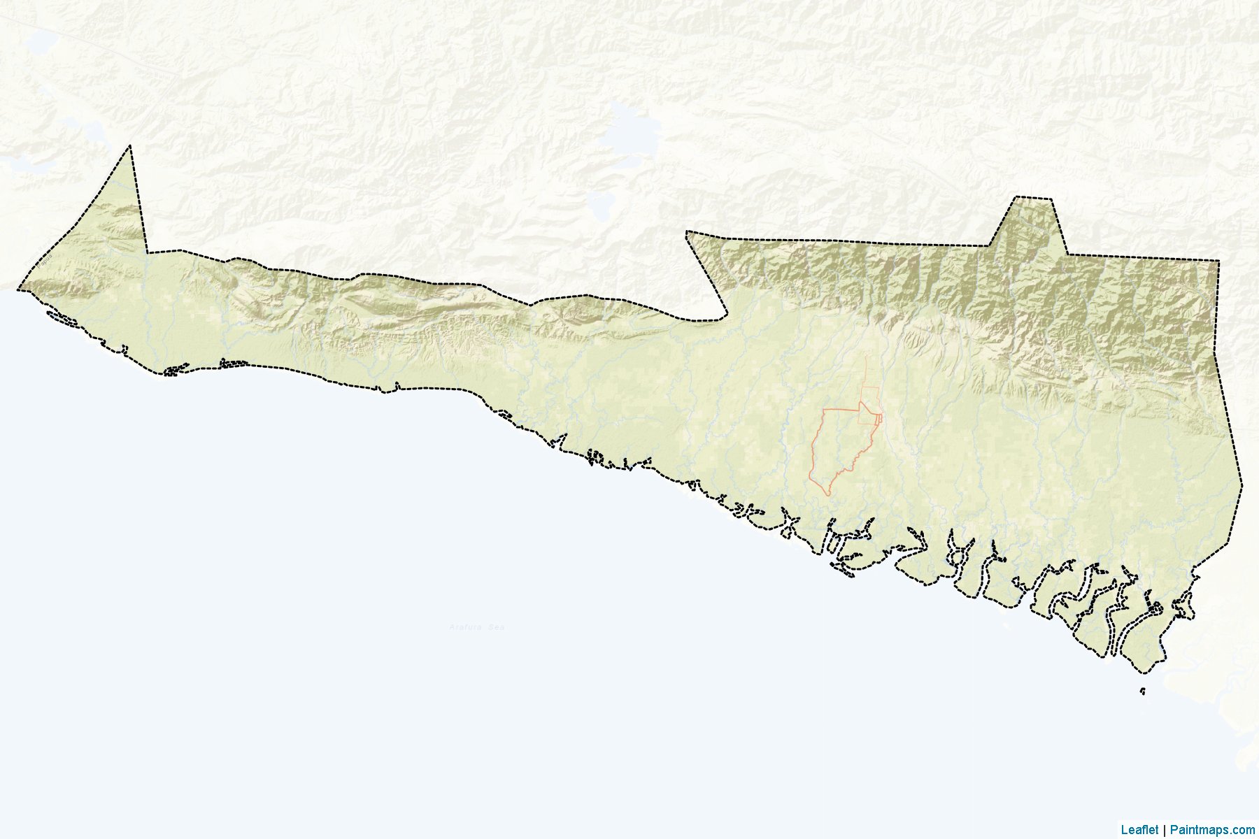 Mimika (Papua) Map Cropping Samples-2