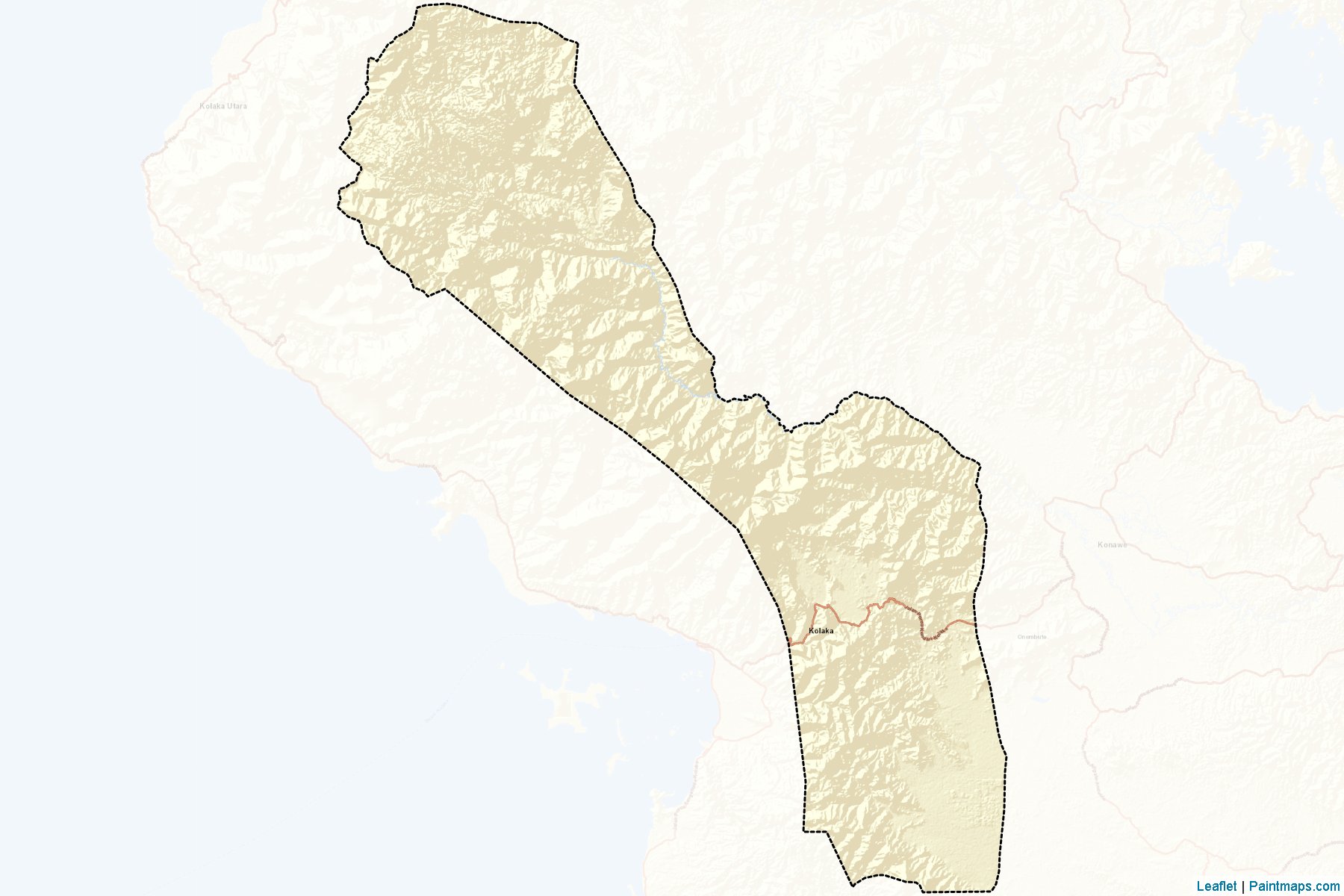 Kolaka Timur (Southeast Sulawesi) Map Cropping Samples-2