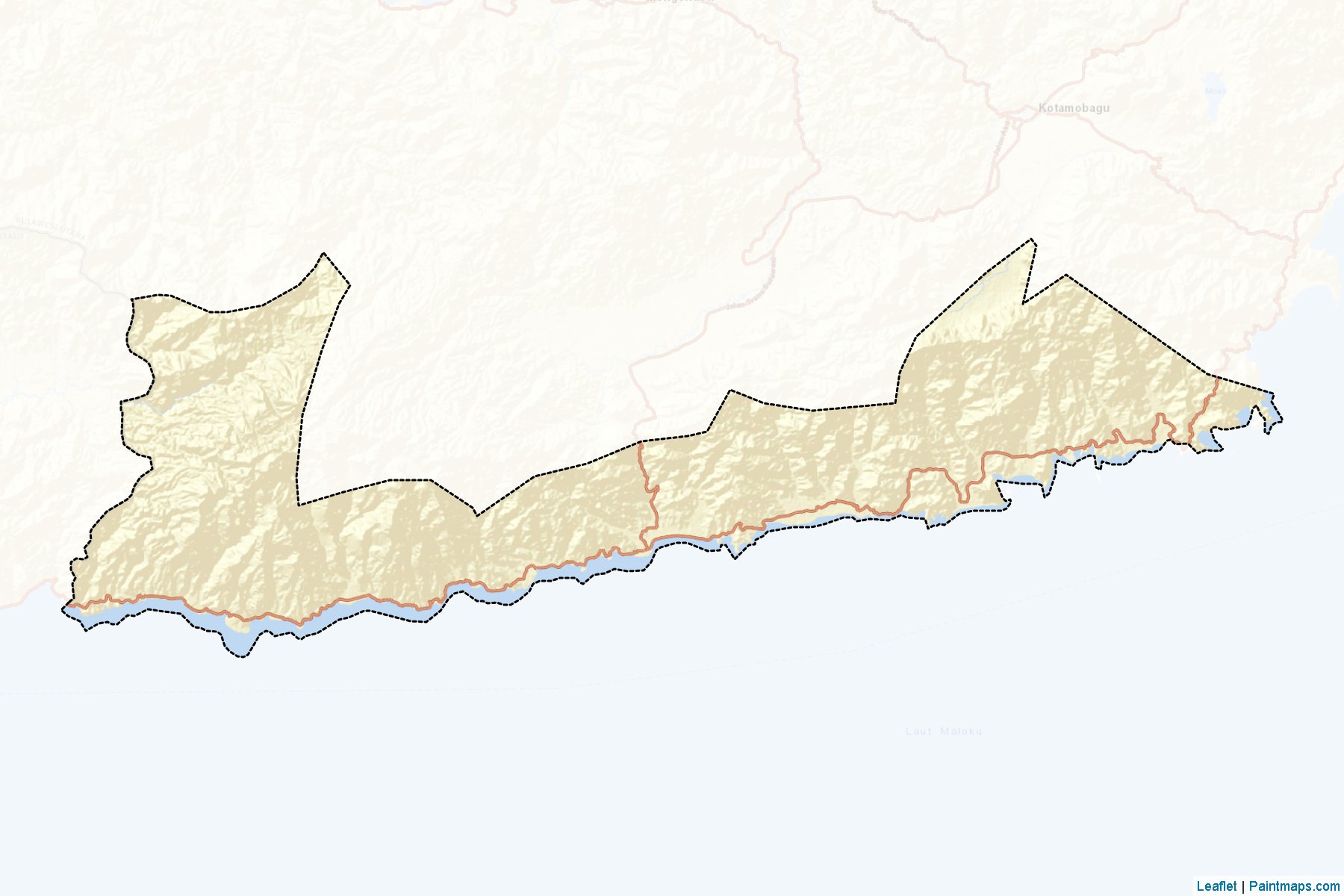 Bolaang Mongondow Selatan (North Sulawesi) Map Cropping Samples-2