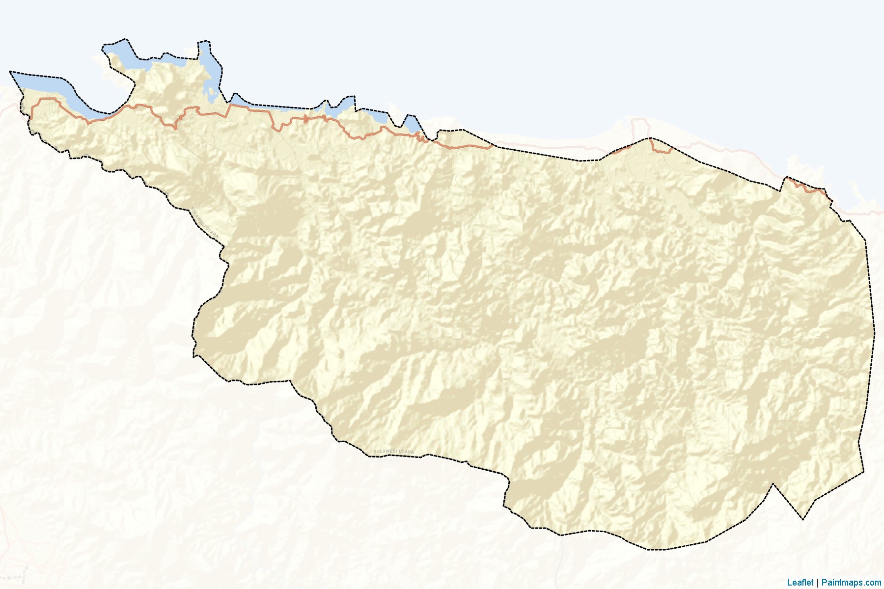 Bolaang Mongondow Utara (North Sulawesi) Map Cropping Samples-2