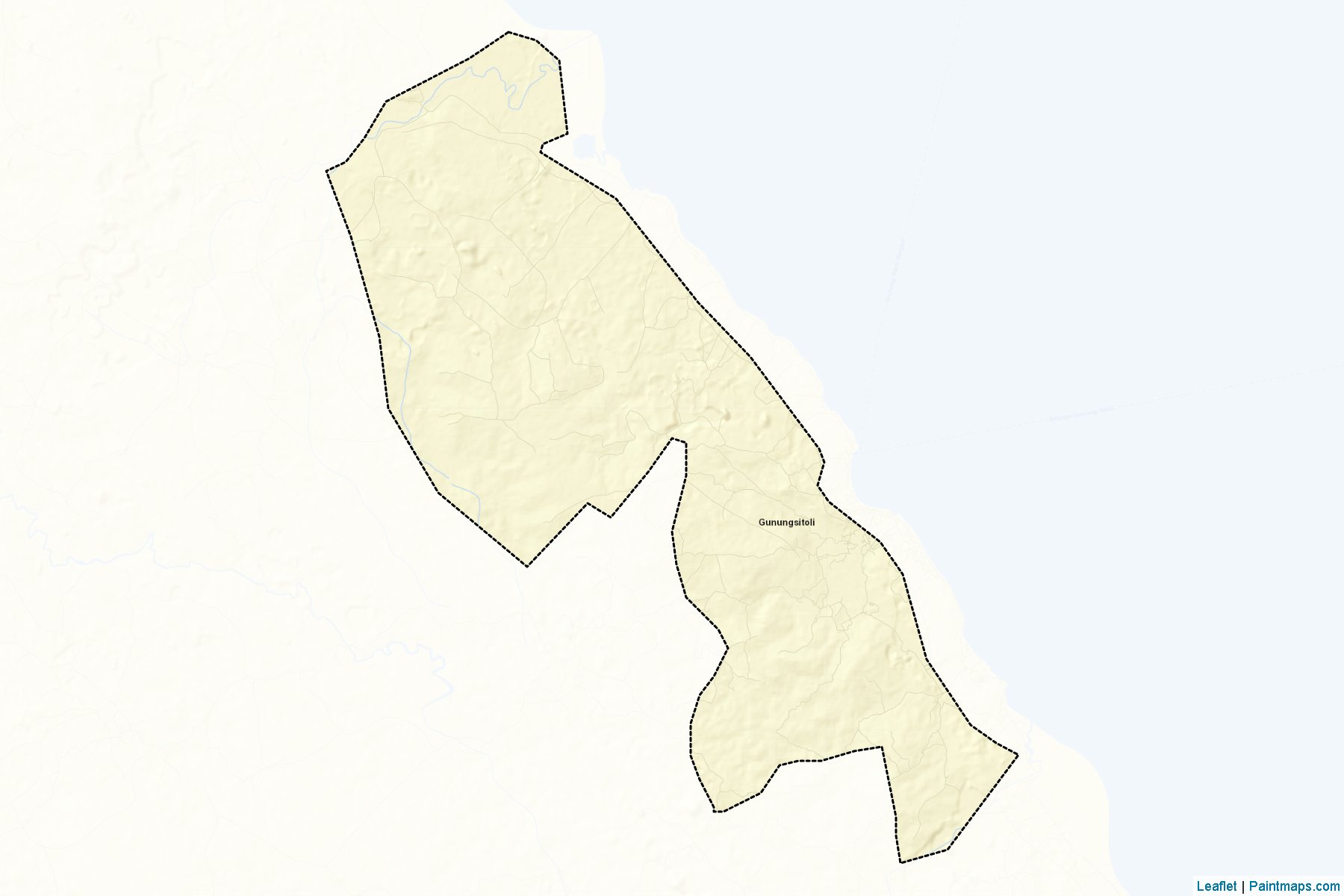 Gunungsitoli (North Sumatra) Map Cropping Samples-2