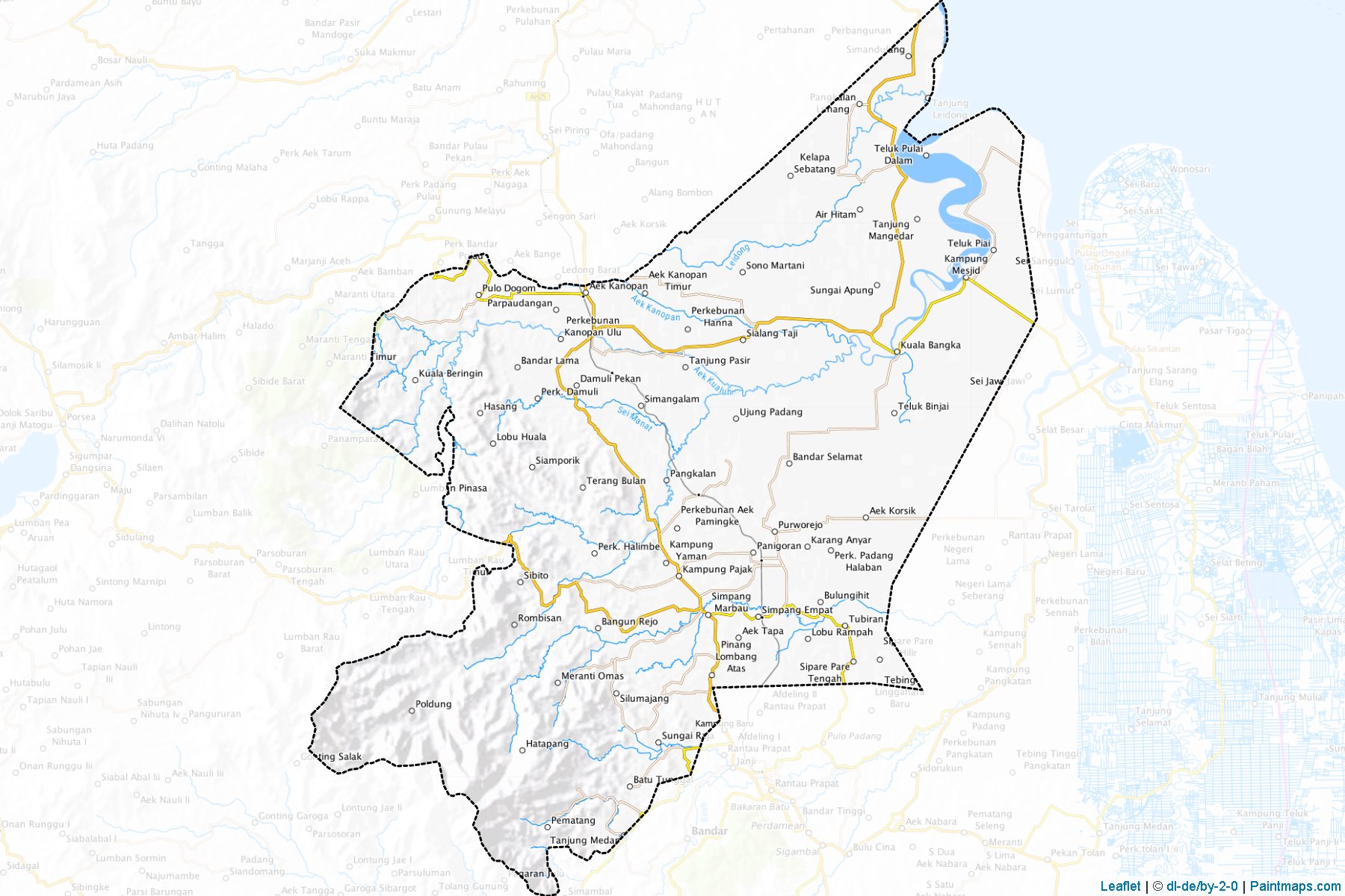 Labuhanbatu Utara (North Sumatra) Map Cropping Samples-1