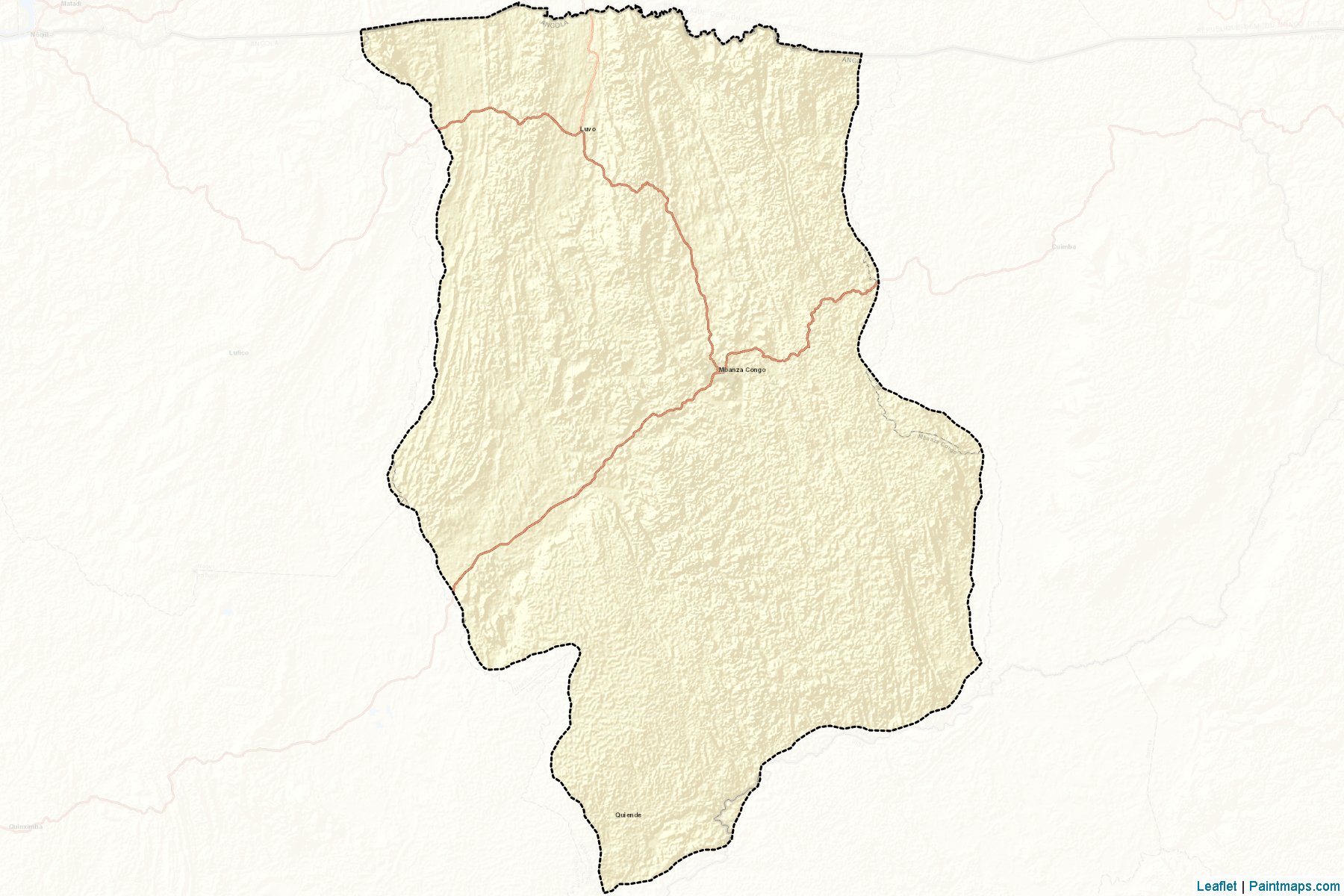 Muestras de recorte de mapas Mbanza Kongo (Zaire)-2