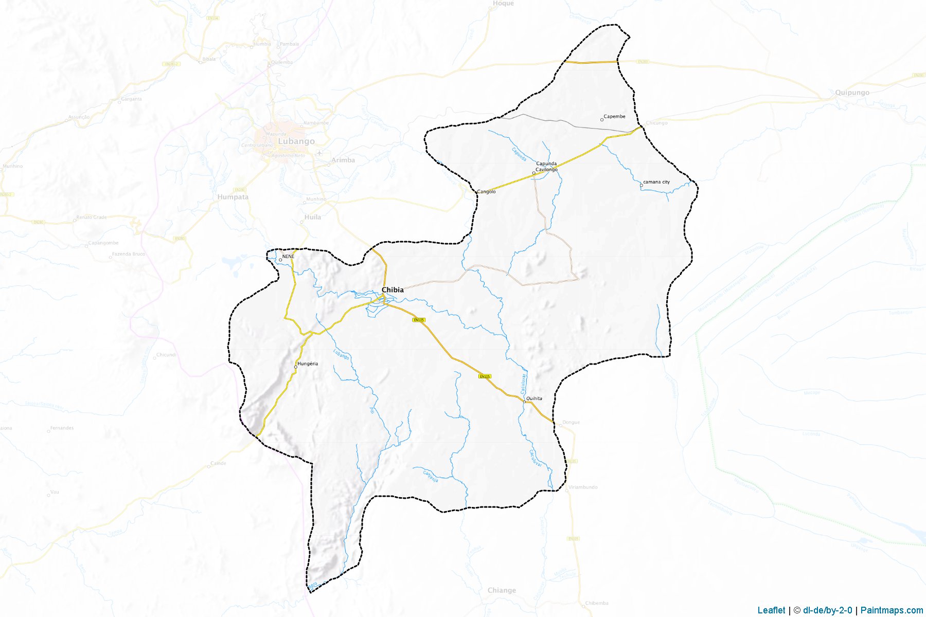 Muestras de recorte de mapas Chibia (Huíla)-1