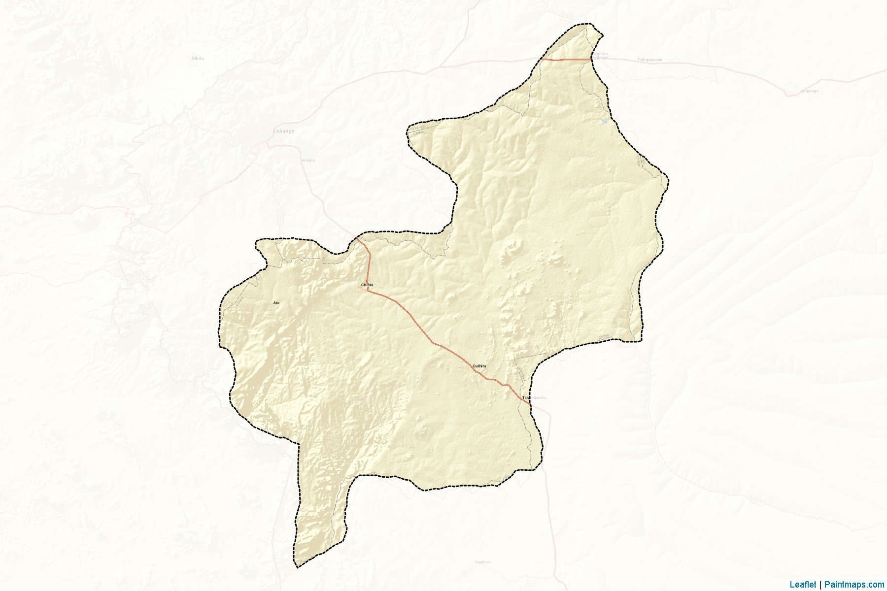 Muestras de recorte de mapas Chibia (Huíla)-2