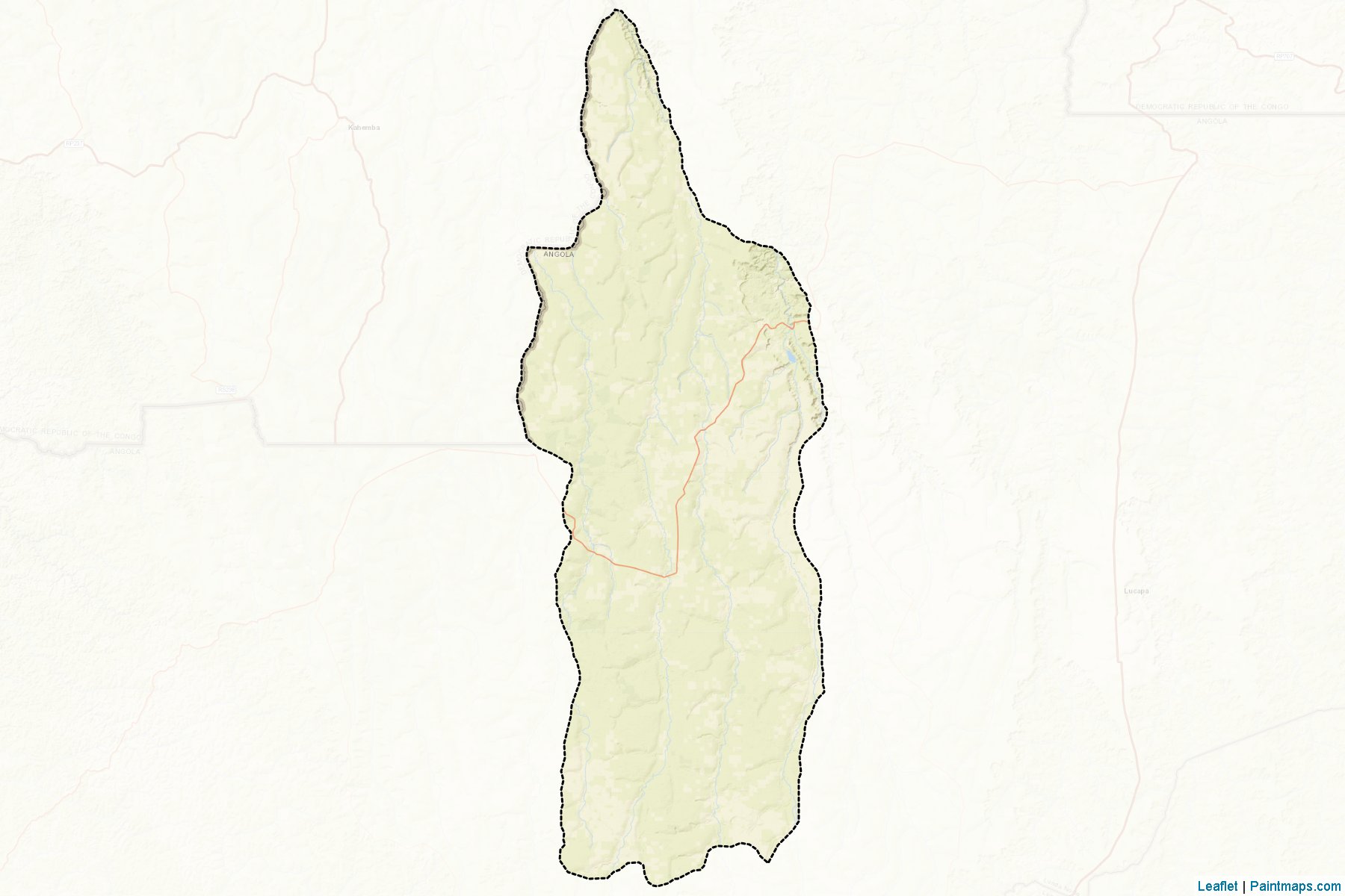 Muestras de recorte de mapas Kuilo (Lunda Norte)-2